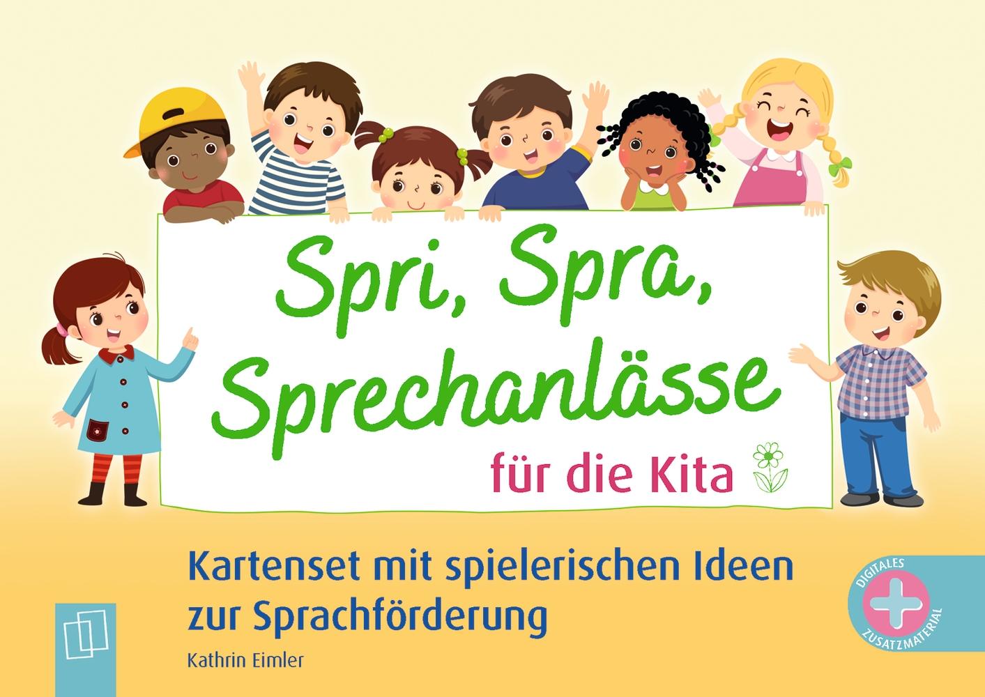 Vorderes Coverbild Spri, Spra, Sprechanlässe für die Kita