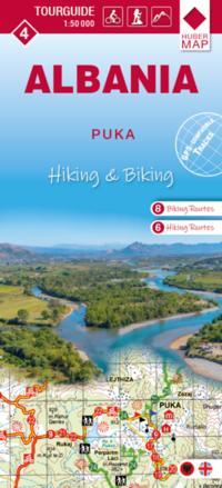 Vorderes Coverbild Albania hiking & biking 1:50000