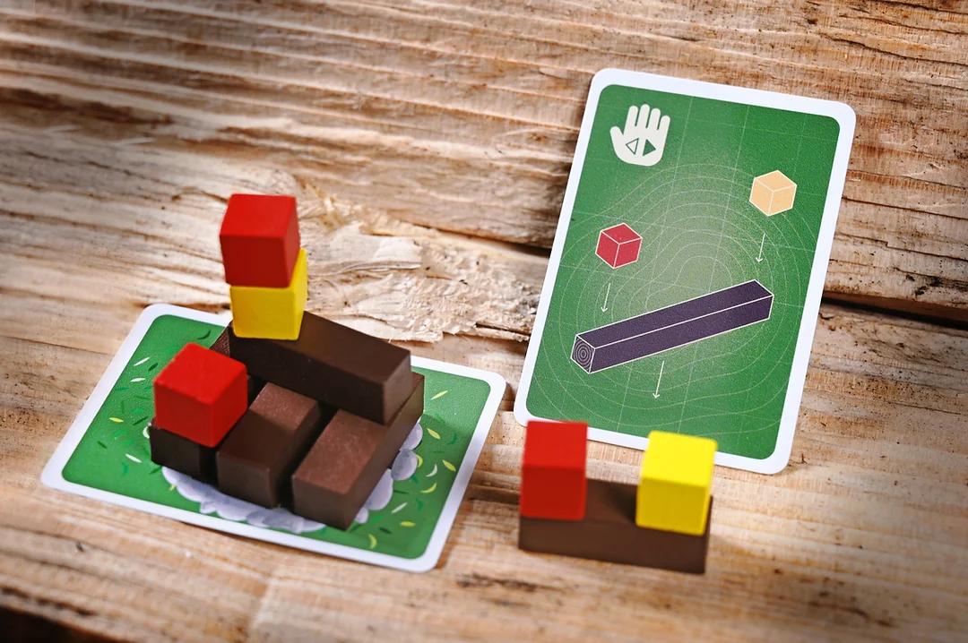 Beispielinhalt (Bild) Tinderblox - am Lagerfeuer - Geschicklichkeitsspiel (DE)