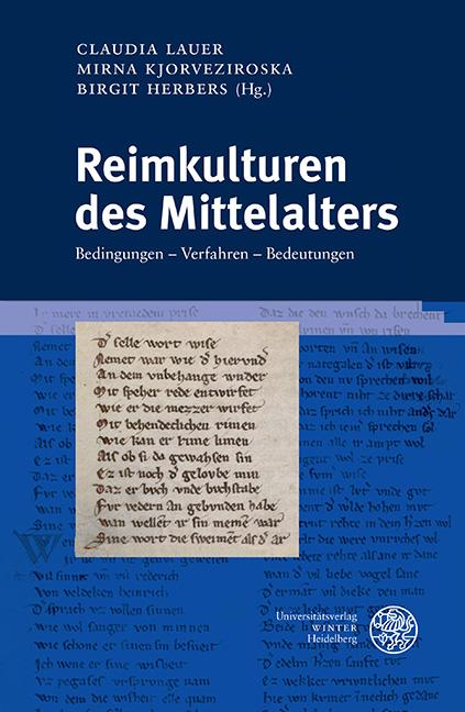 Vorderes Coverbild Reimkulturen des Mittelalters