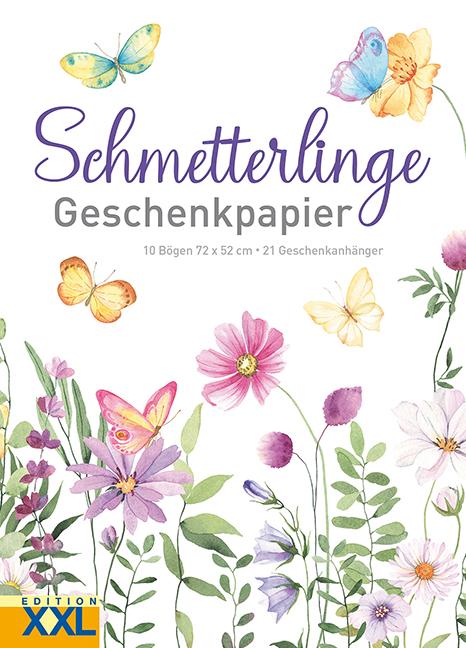 Vorderes Coverbild Schmetterlinge - Geschenkpapier