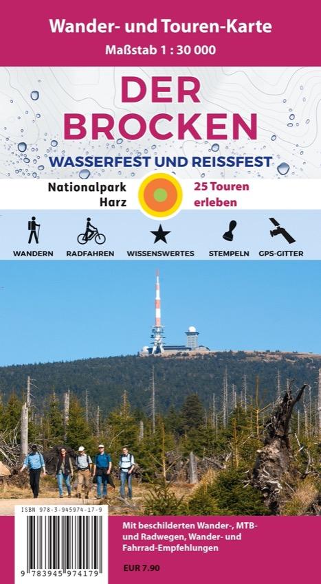 Vorderes Coverbild Der Brocken 1:30 000