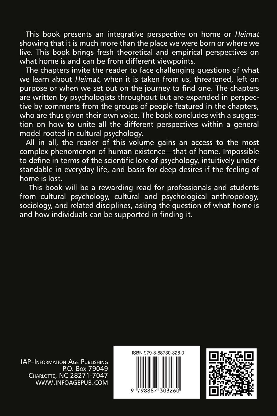 Rückseitencover Home in Transition