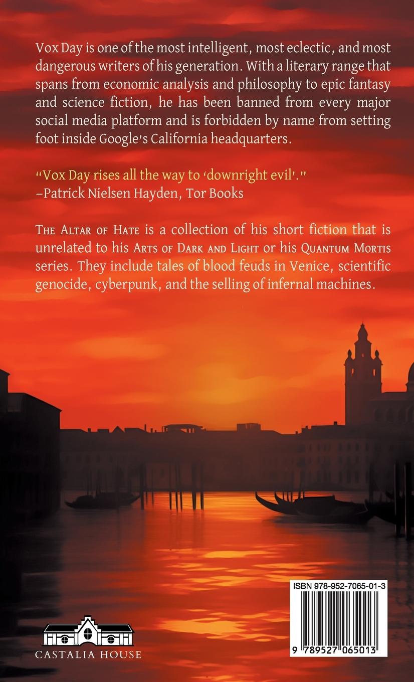 Rückseitencover The Altar of Hate