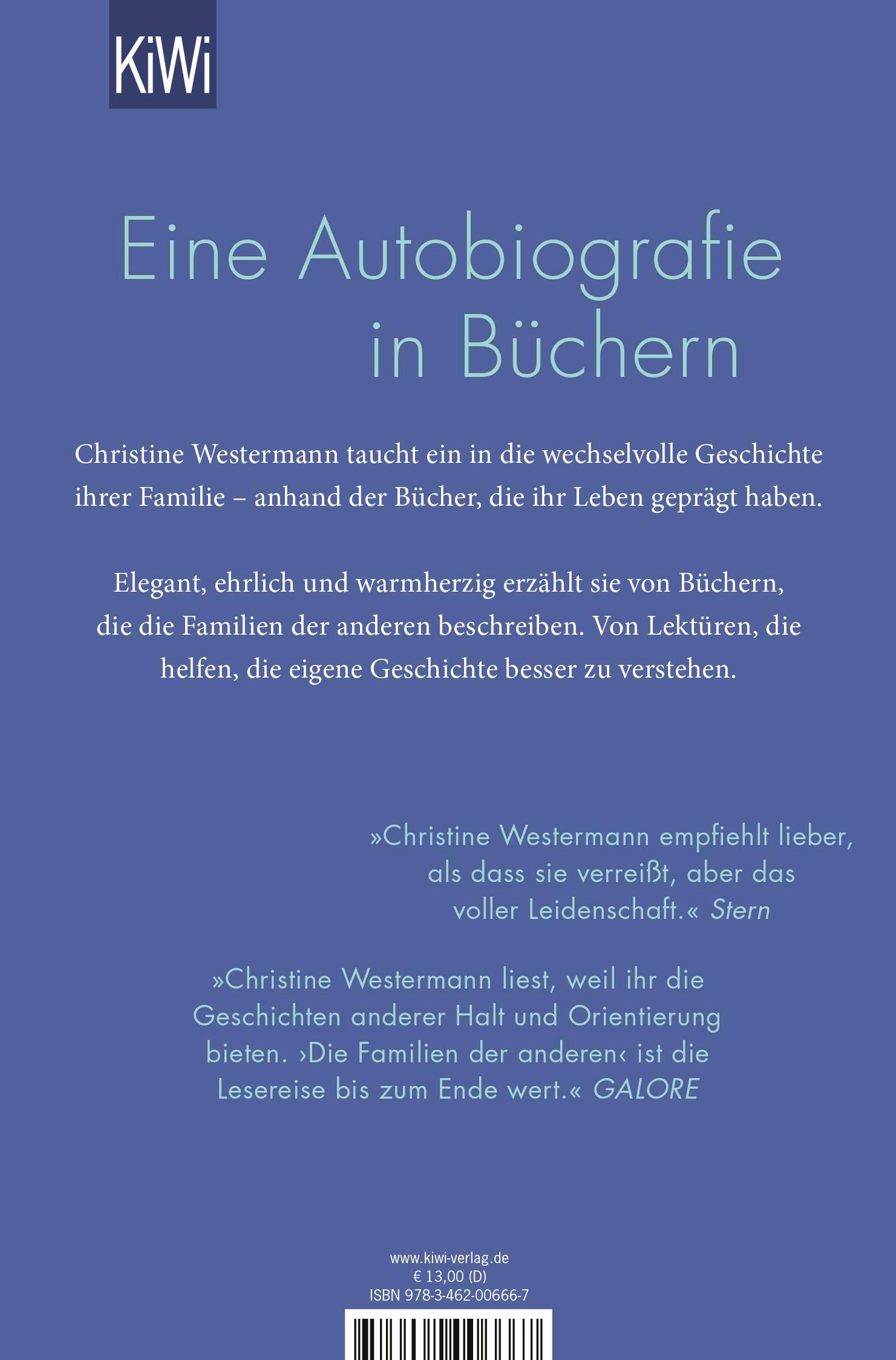 Rückseitencover Die Familien der anderen