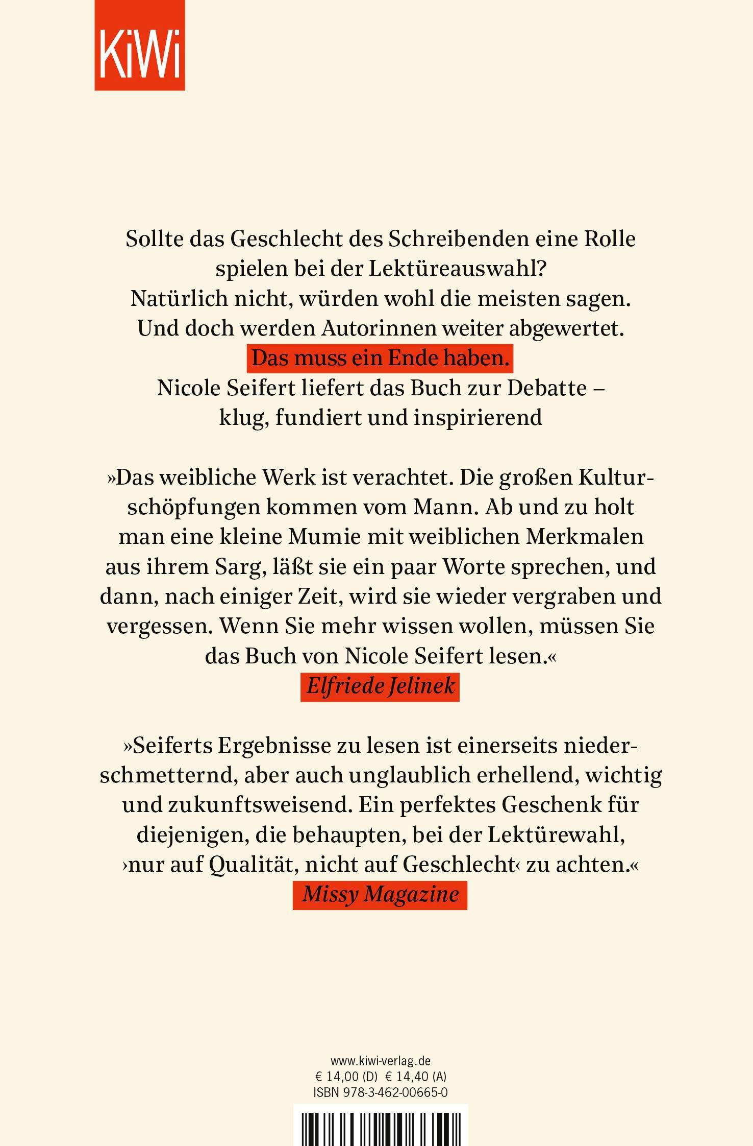 Rückseitencover FRAUEN LITERATUR