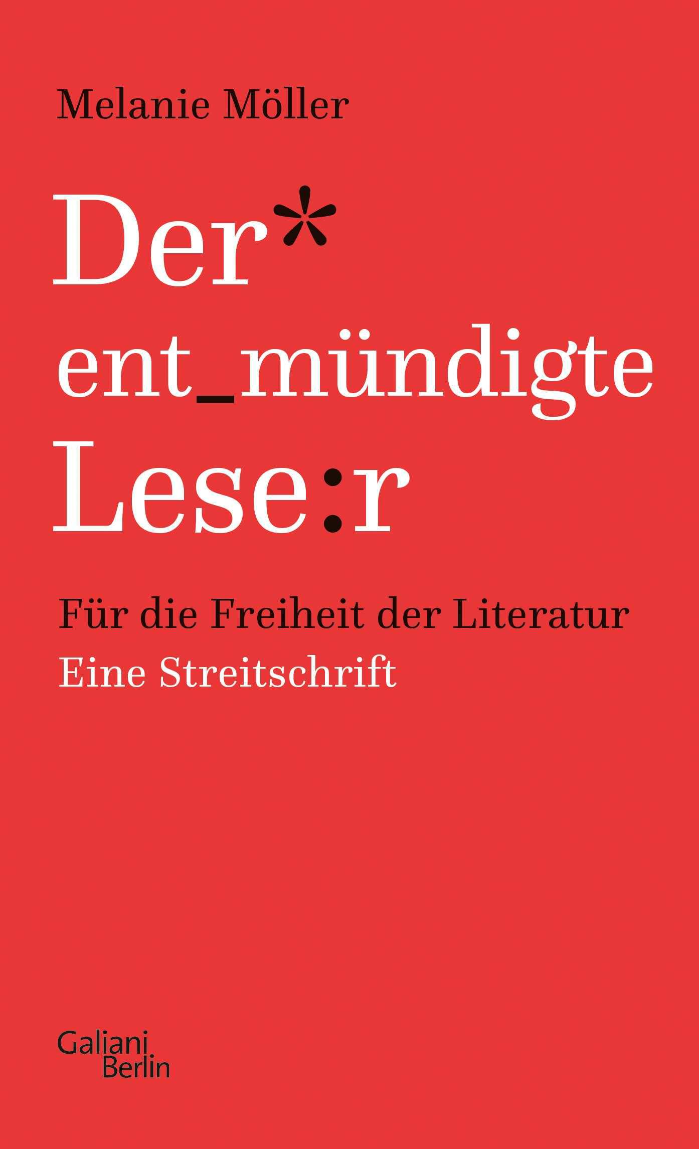 Vorderes Coverbild Der entmündigte Leser
