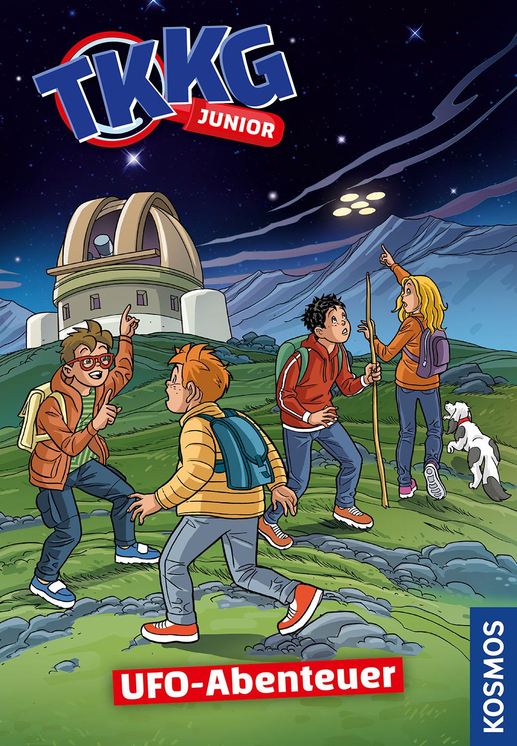 Vorderes Coverbild TKKG Junior, 21, UFO-Abenteuer