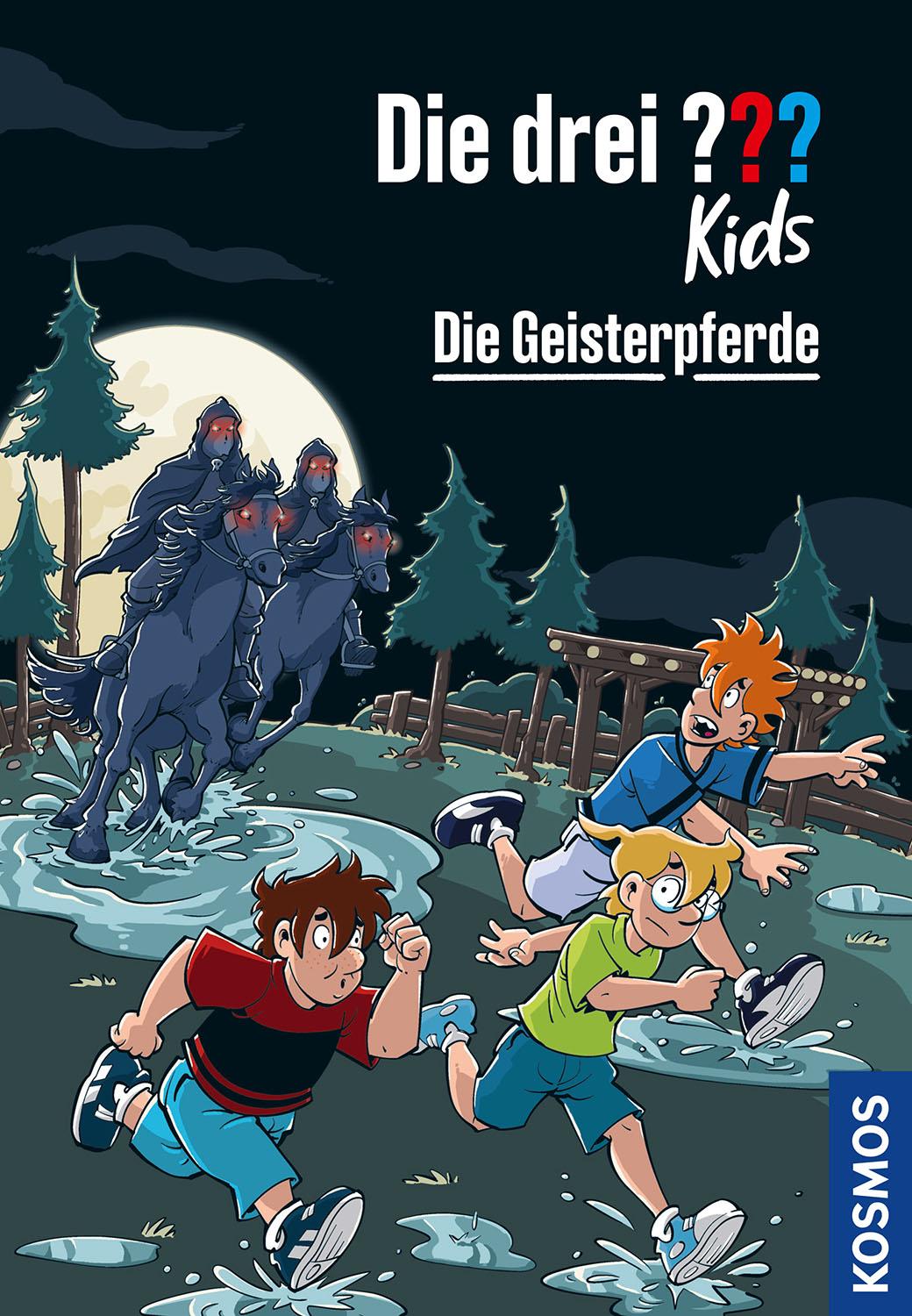 Vorderes Coverbild Die drei ??? Kids, 98, Die Geisterpferde