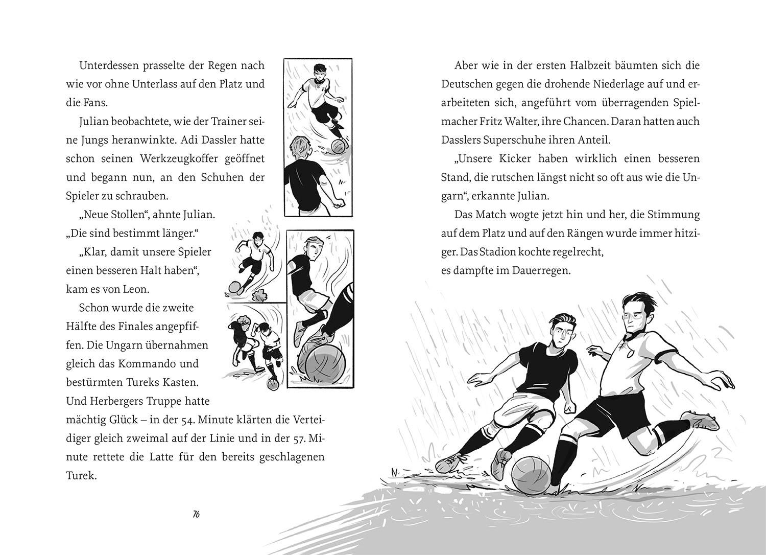 Beispielinhalt (Bild) Die Zeitdetektive, 3, Das Wunder von Bern