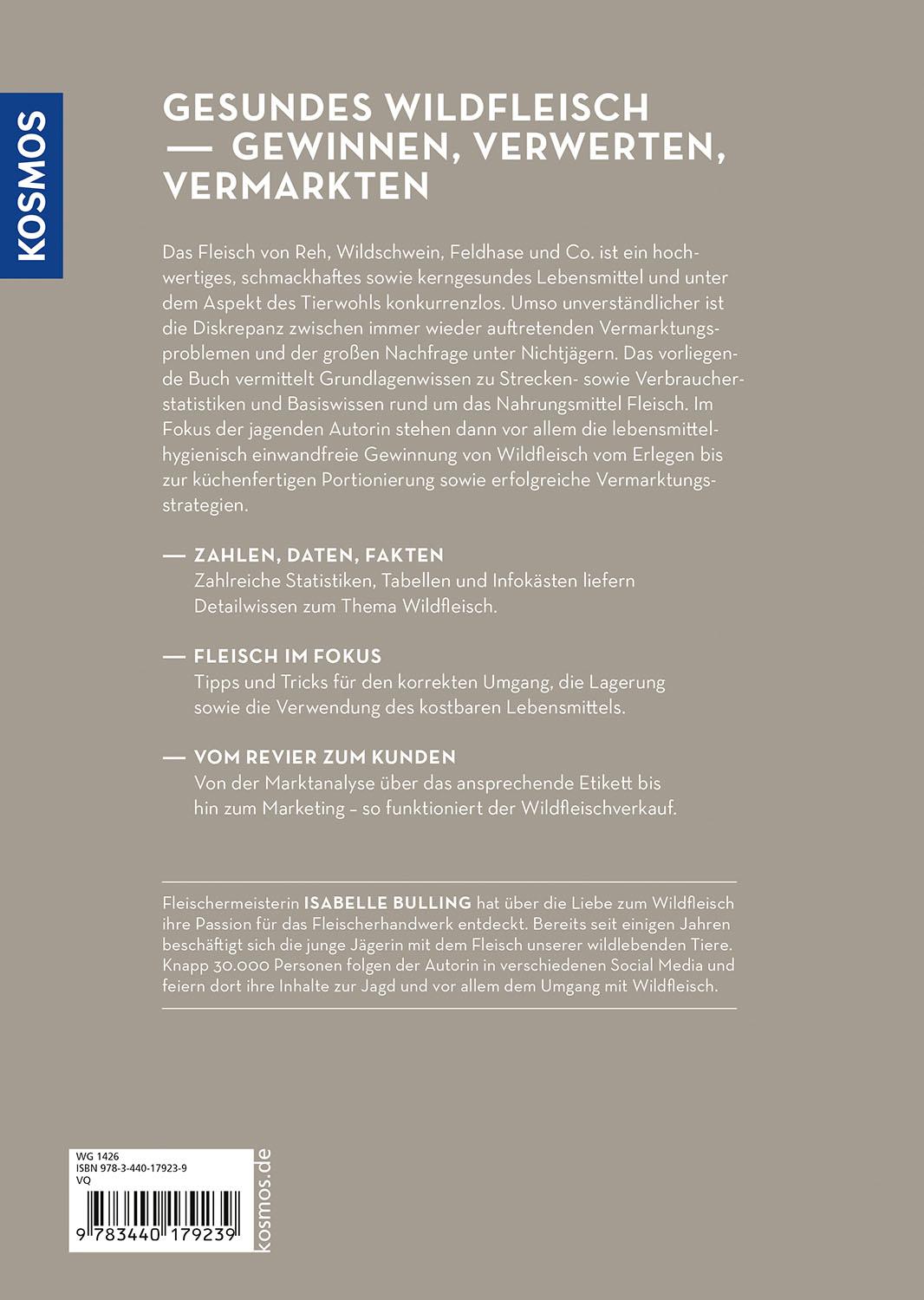 Rückseitencover Erlegen - versorgen - vermarkten