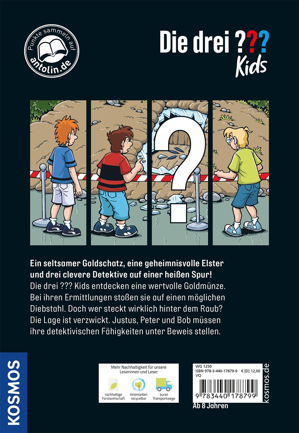 Beispielinhalt (Bild) Die drei ??? Kids Dein Fall, Die Golddiebe