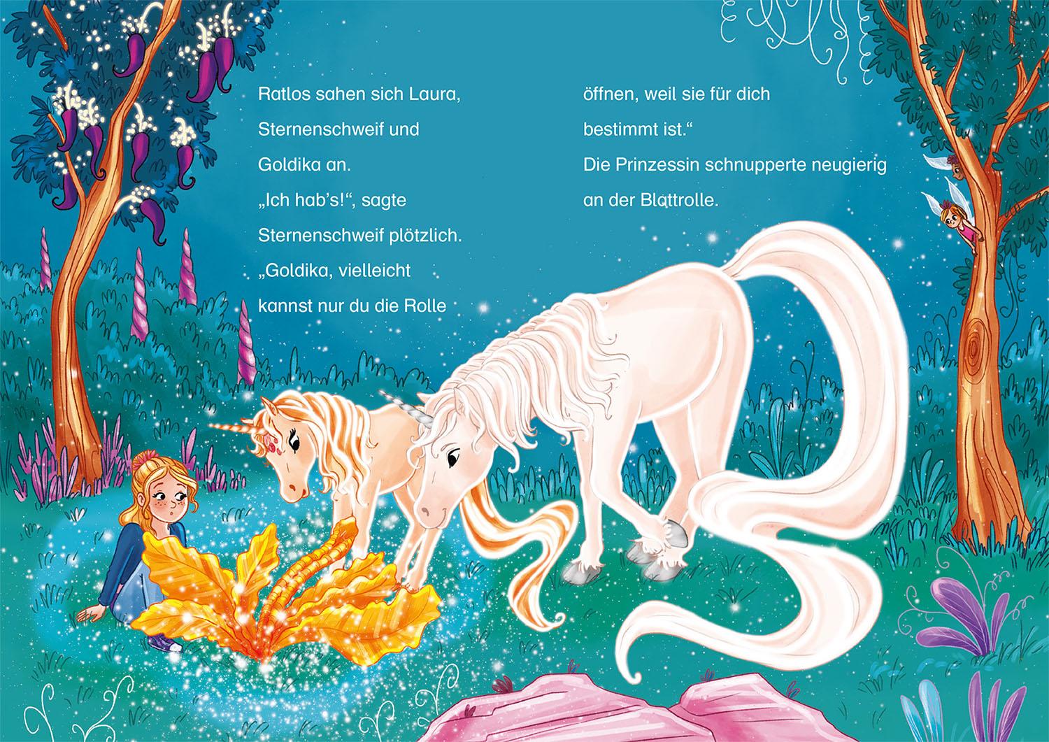 Beispielinhalt (Bild) Sternenschweif, 80, Die Einhorn-Prinzessin