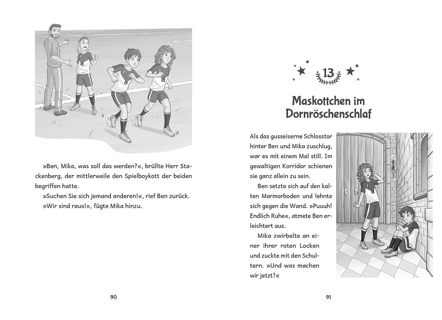 Beispielinhalt (Bild) Die Zauberkicker, 6, #fußballverrückt