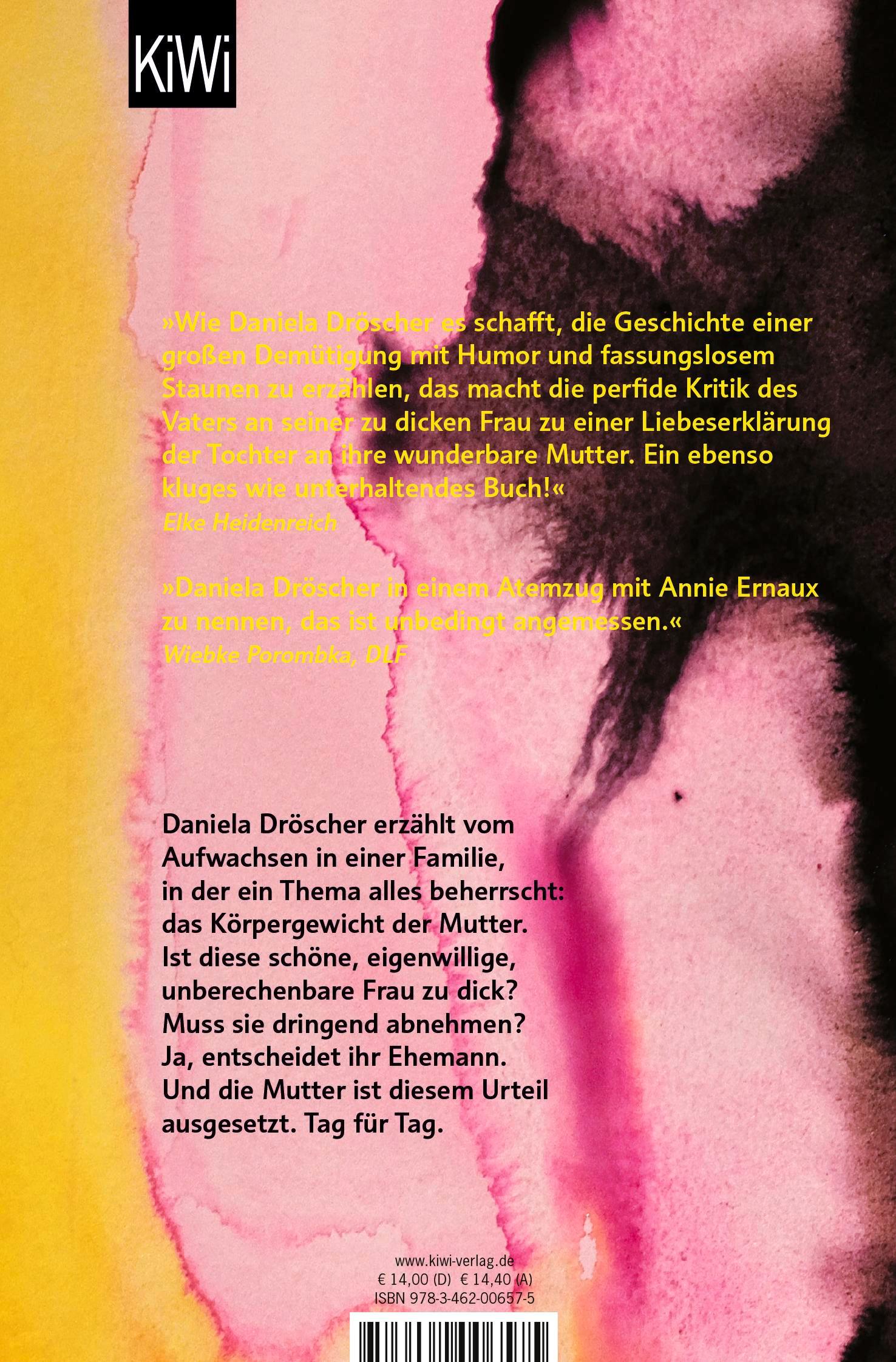 Rückseitencover Lügen über meine Mutter