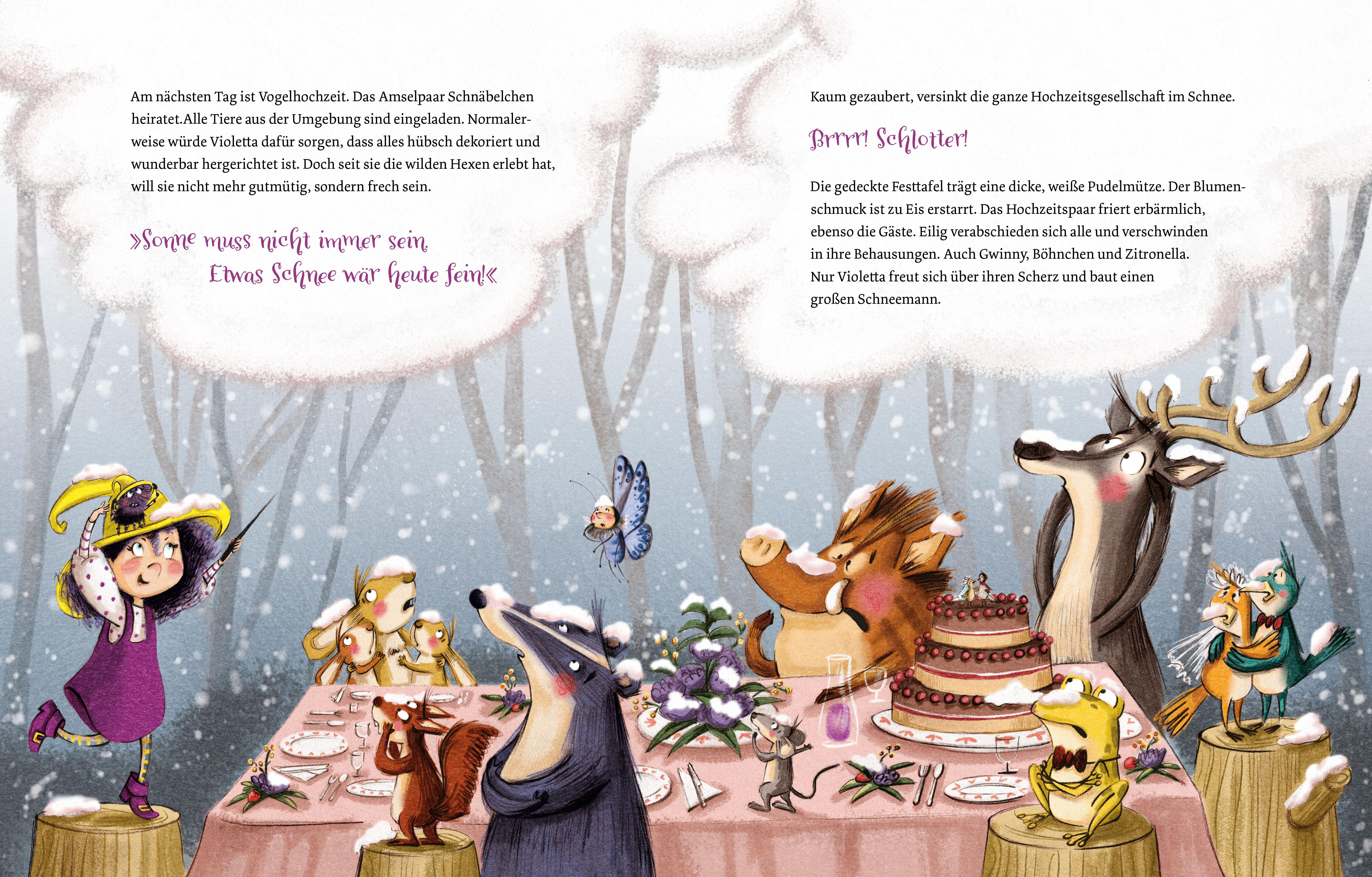 Beispielinhalt (Bild) Violetta Ranunkel - Die kleine Gartenhexe