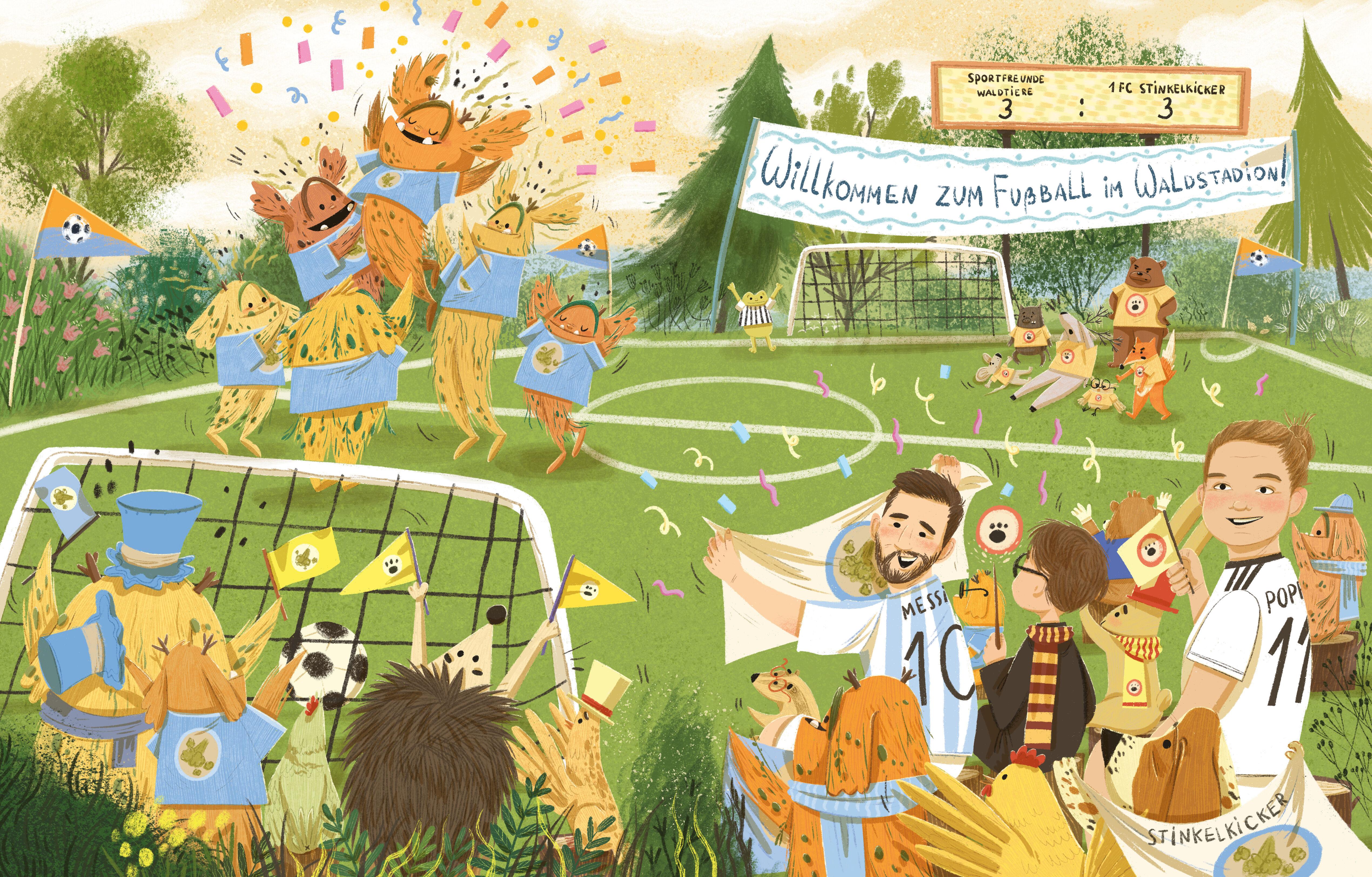 Beispielinhalt (Bild) Hurra, wir spielen Furzball
