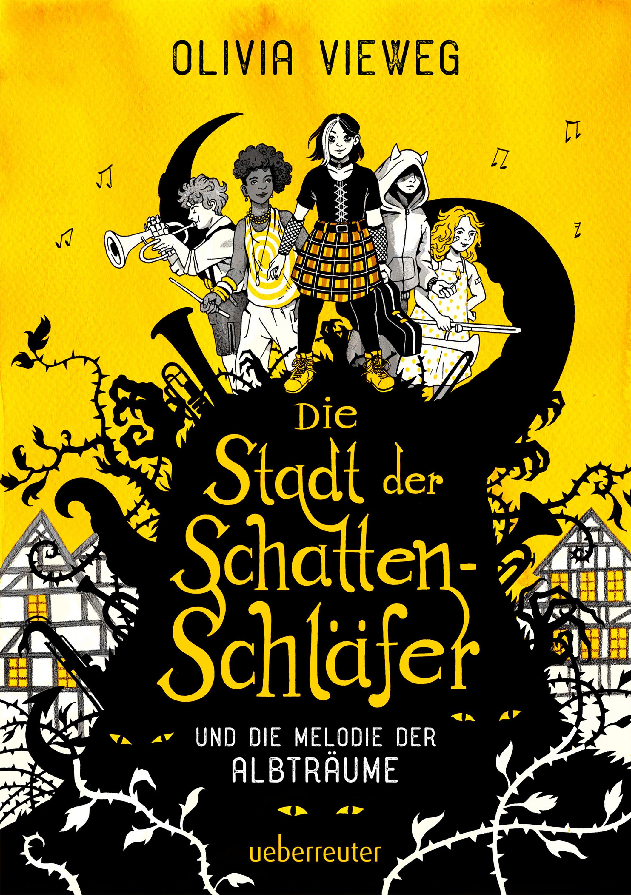 Vorderes Coverbild Die Stadt der Schattenschläfer und die Melodie der Albträume