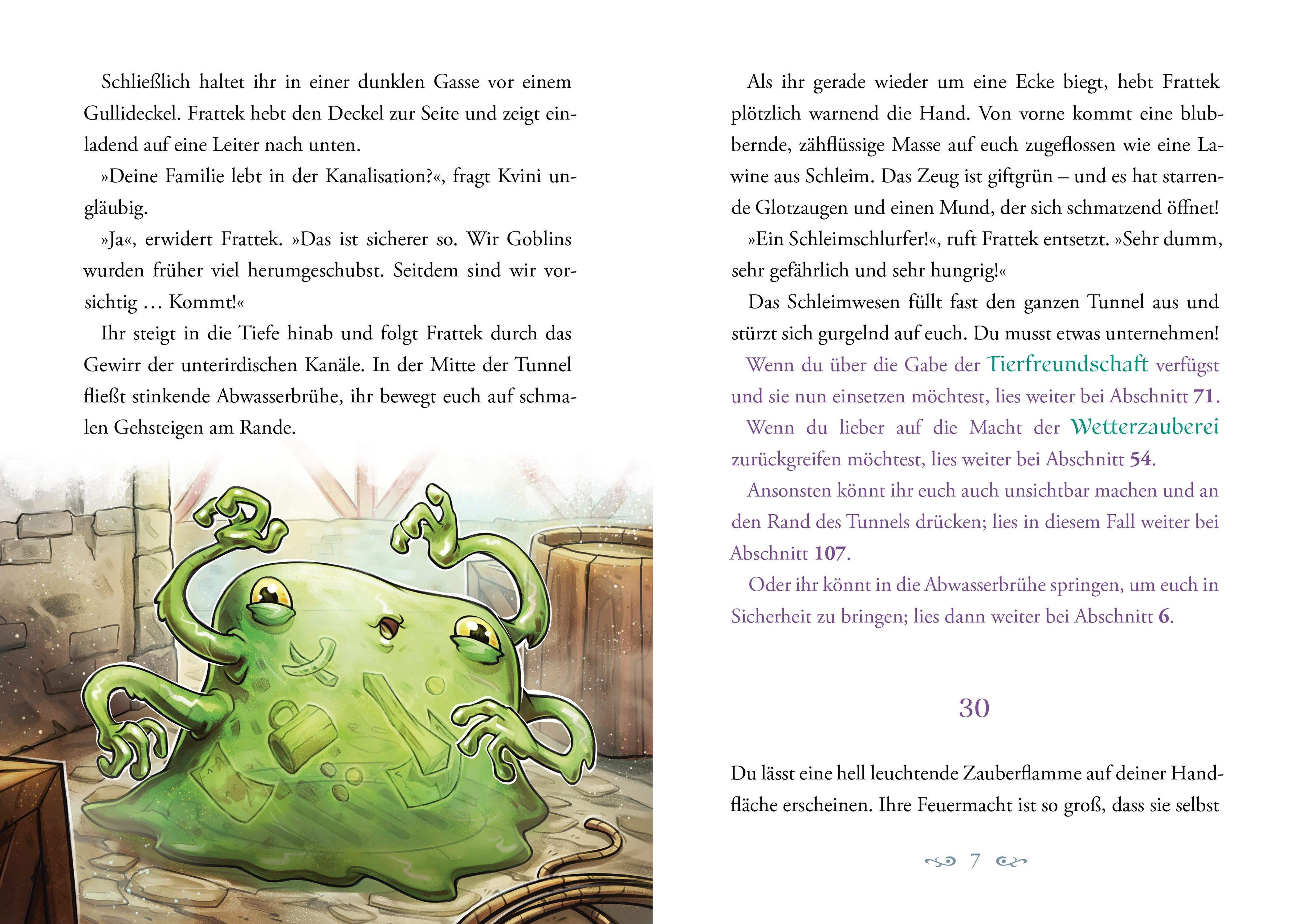 Beispielinhalt (Bild) Zauberakademie Siebenstern - Rettest DU die magische Schule? (Zauberakademie Siebenstern, Bd. 3)