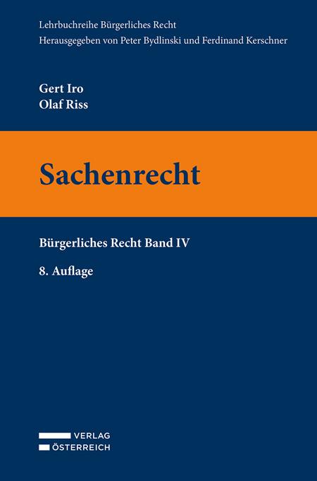 Vorderes Coverbild Sachenrecht