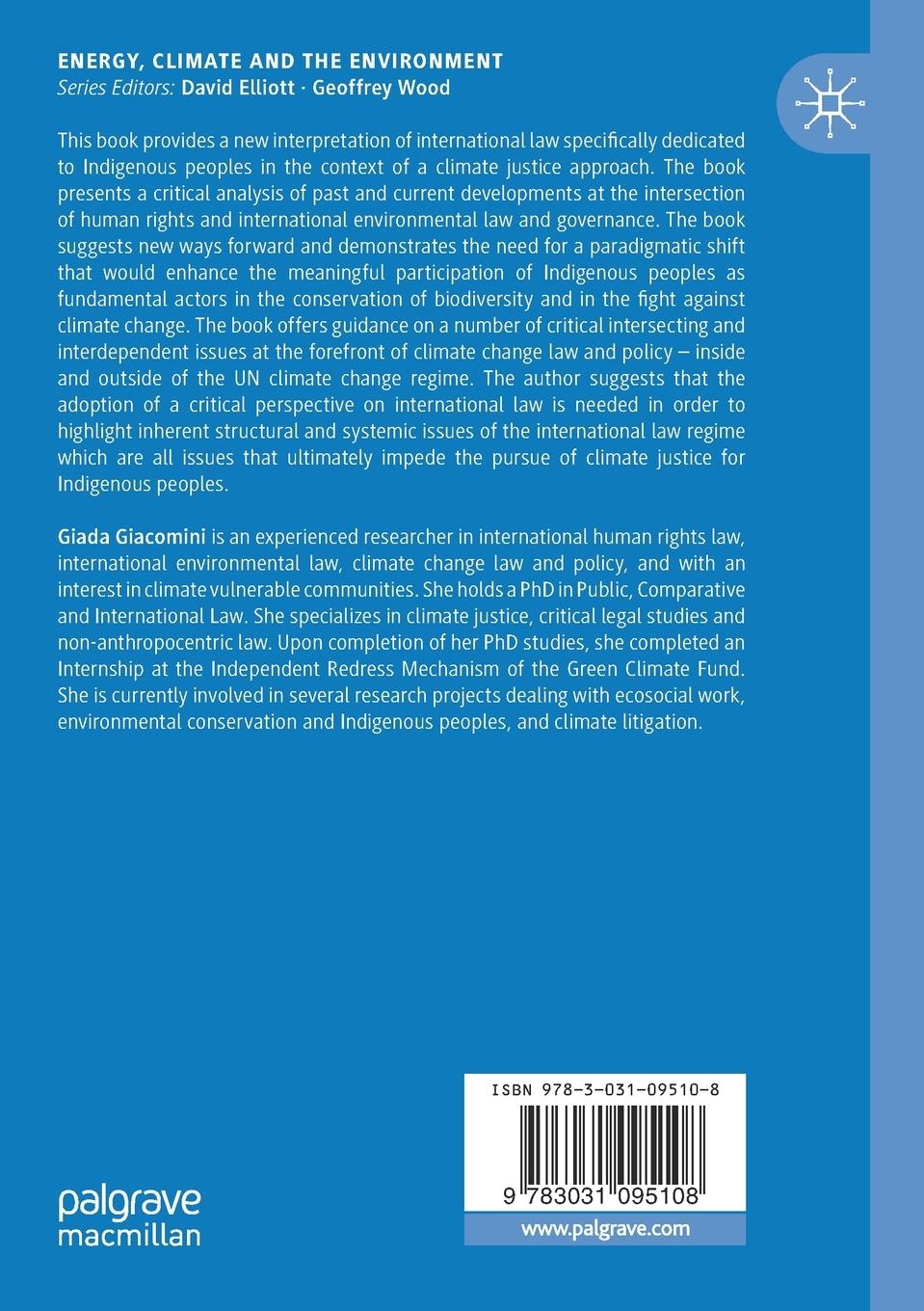 Rückseitencover Indigenous Peoples and Climate Justice