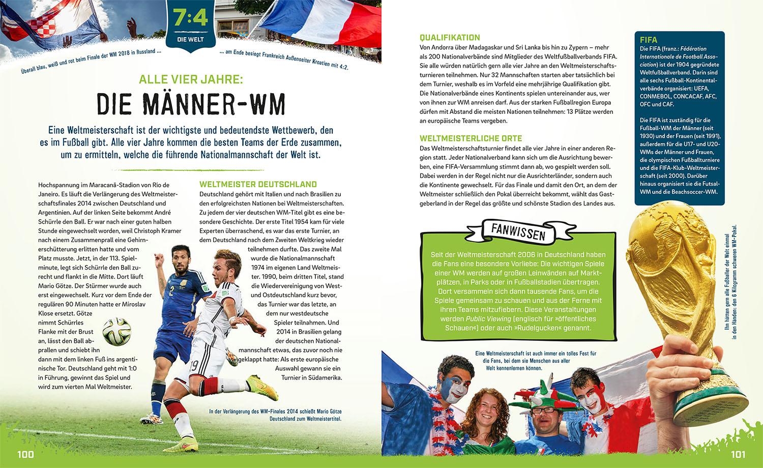 Beispielinhalt (Bild) Fußball