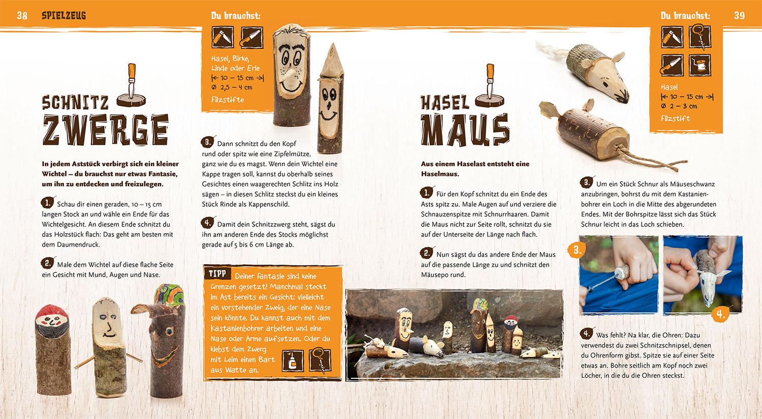Beispielinhalt (Bild) Meine Schnitzwerkstatt