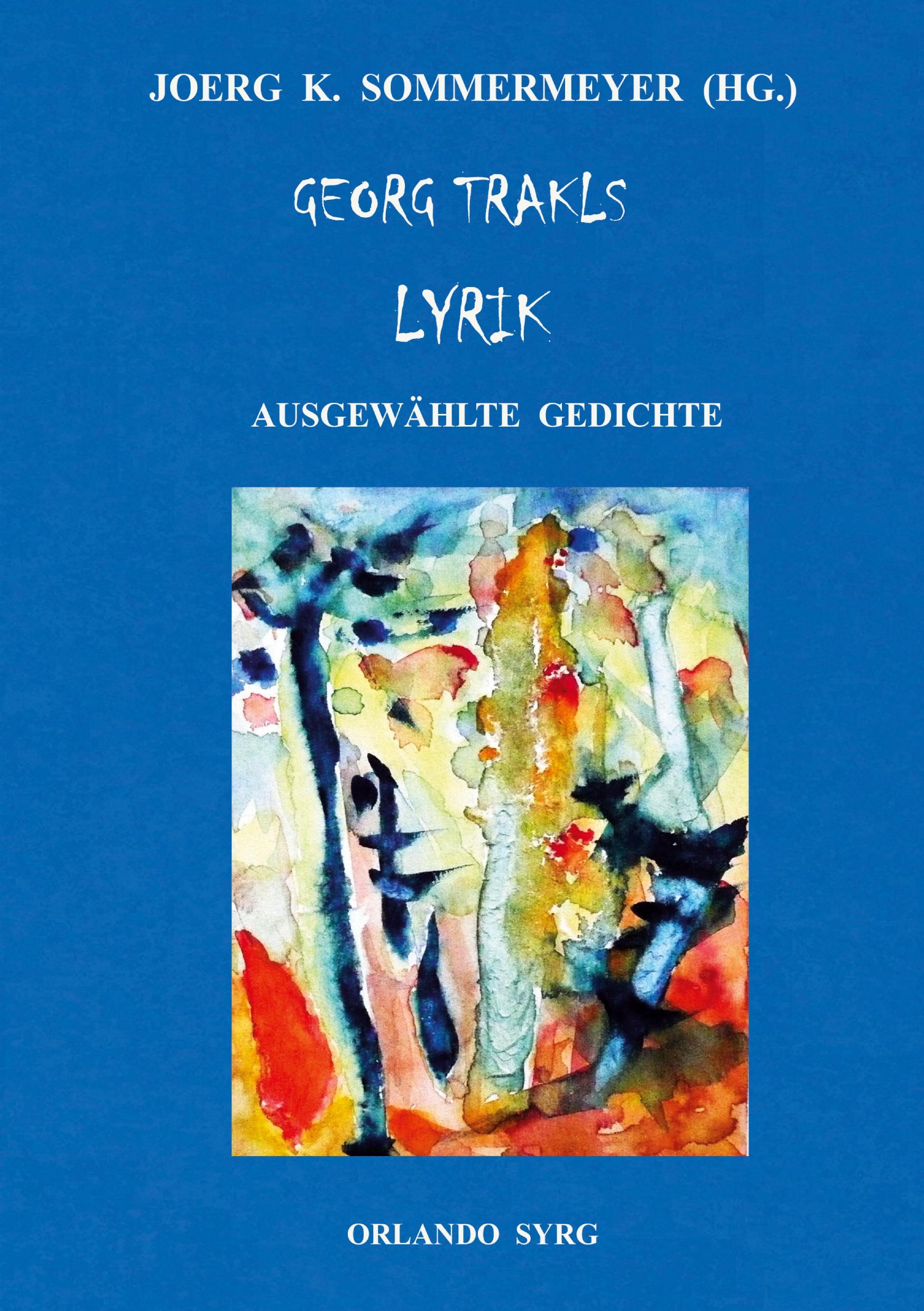 Vorderes Coverbild Georg Trakls Lyrik