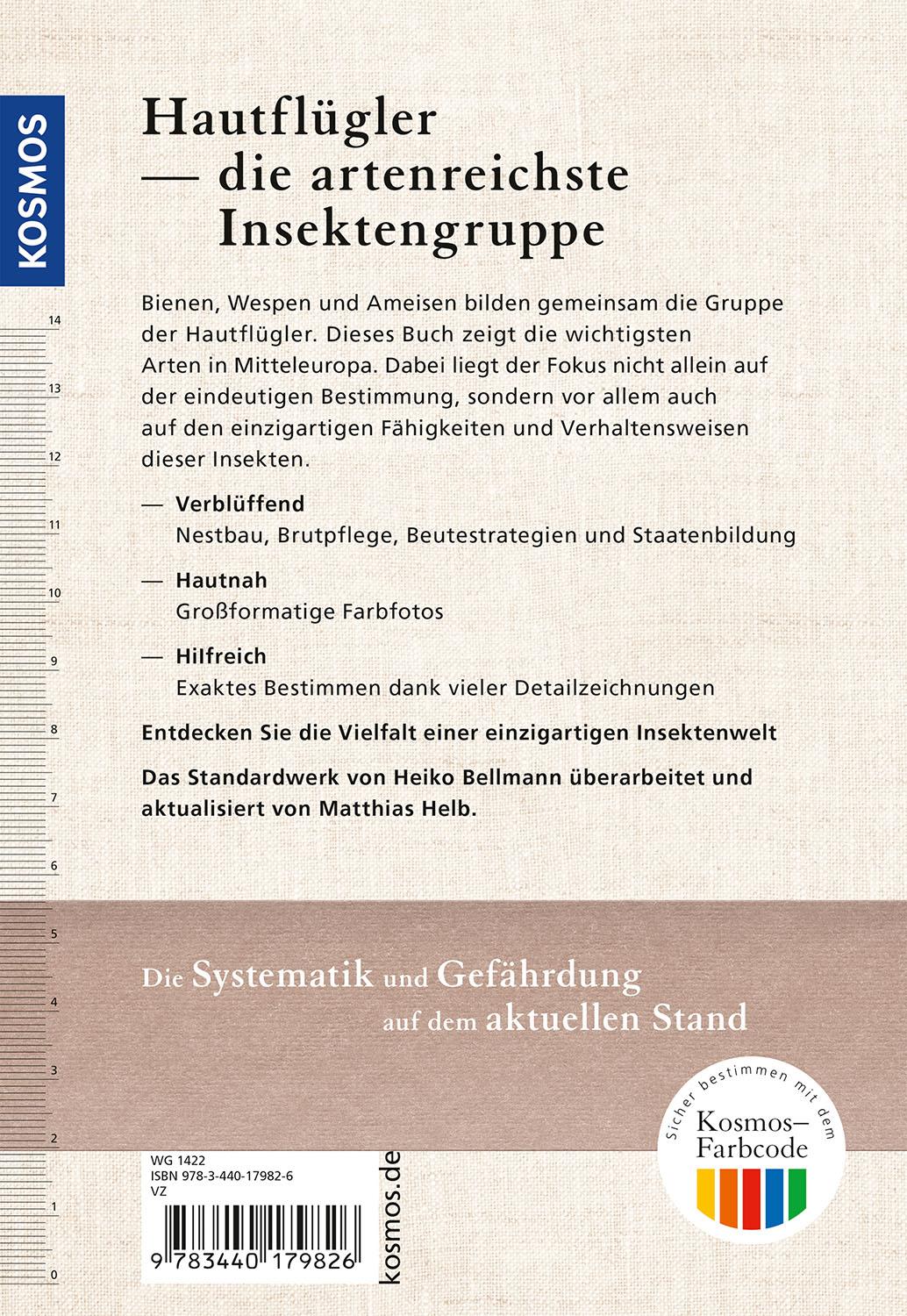 Rückseitencover Bienen, Wespen, Ameisen