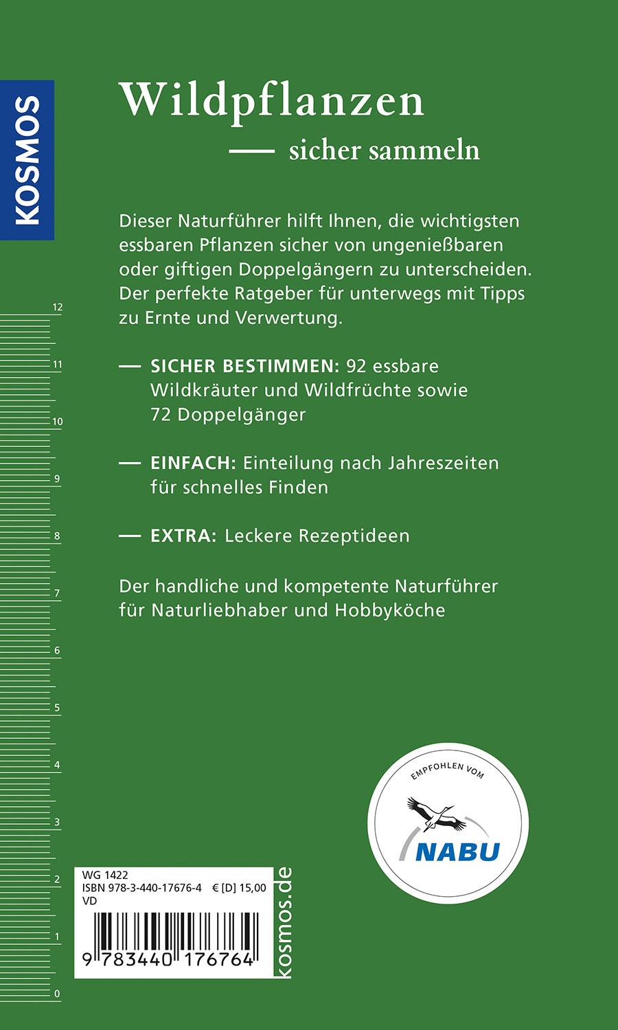 Rückseitencover Essbare Wildkräuter und ihre giftigen Doppelgänger