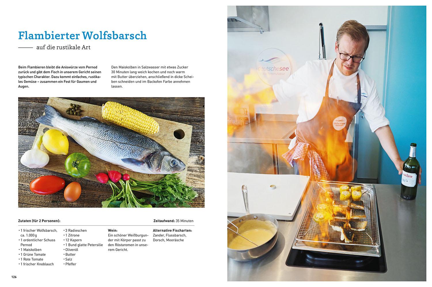 Beispielinhalt (Bild) Fischküche für Angler