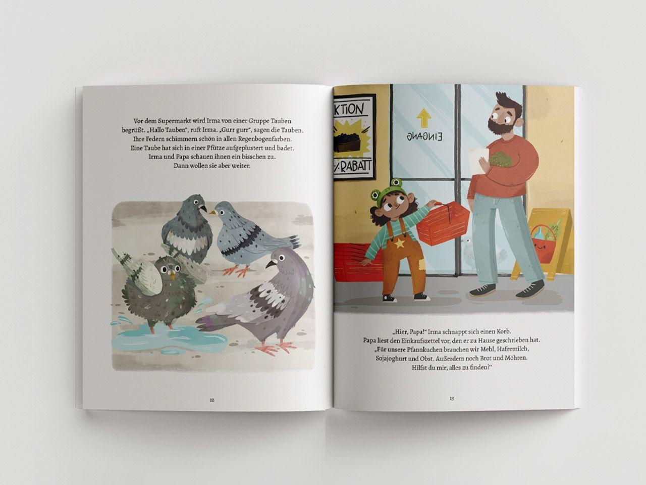 Beispielinhalt (Bild) Irma unterwegs