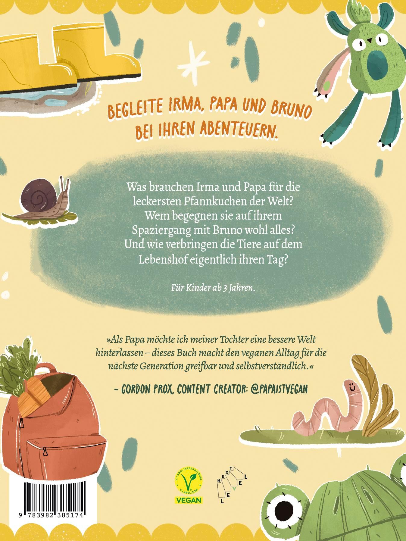 Rückseitencover Irma unterwegs