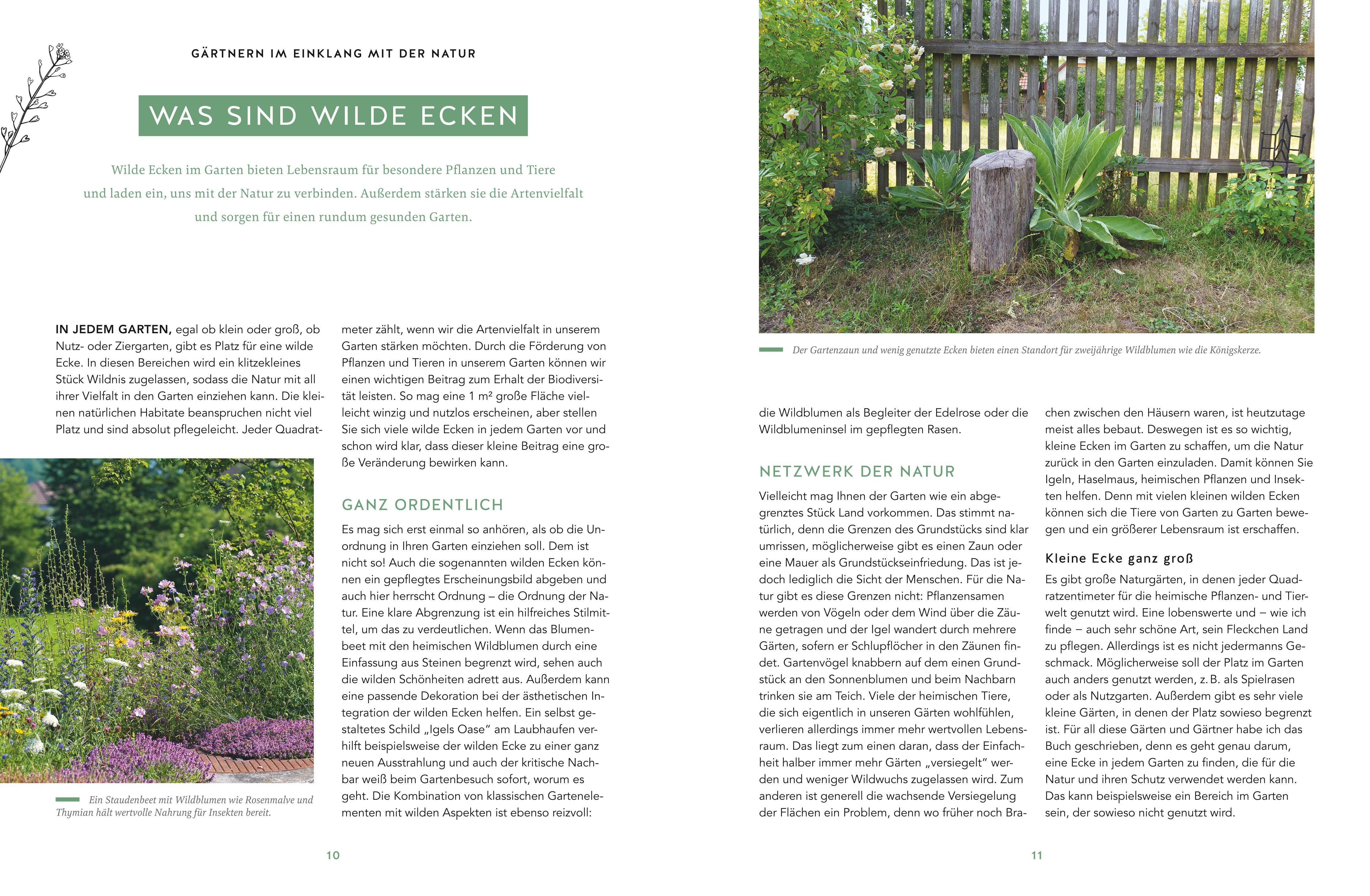 Beispielinhalt (Bild) Wilde Ecken für jeden Garten