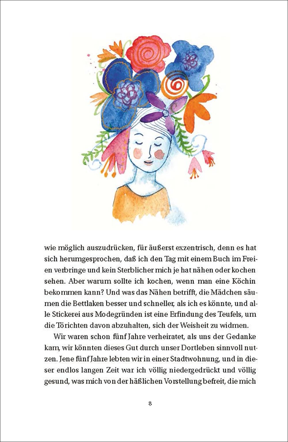 Beispielinhalt (Bild) Elizabeth und ihr Garten