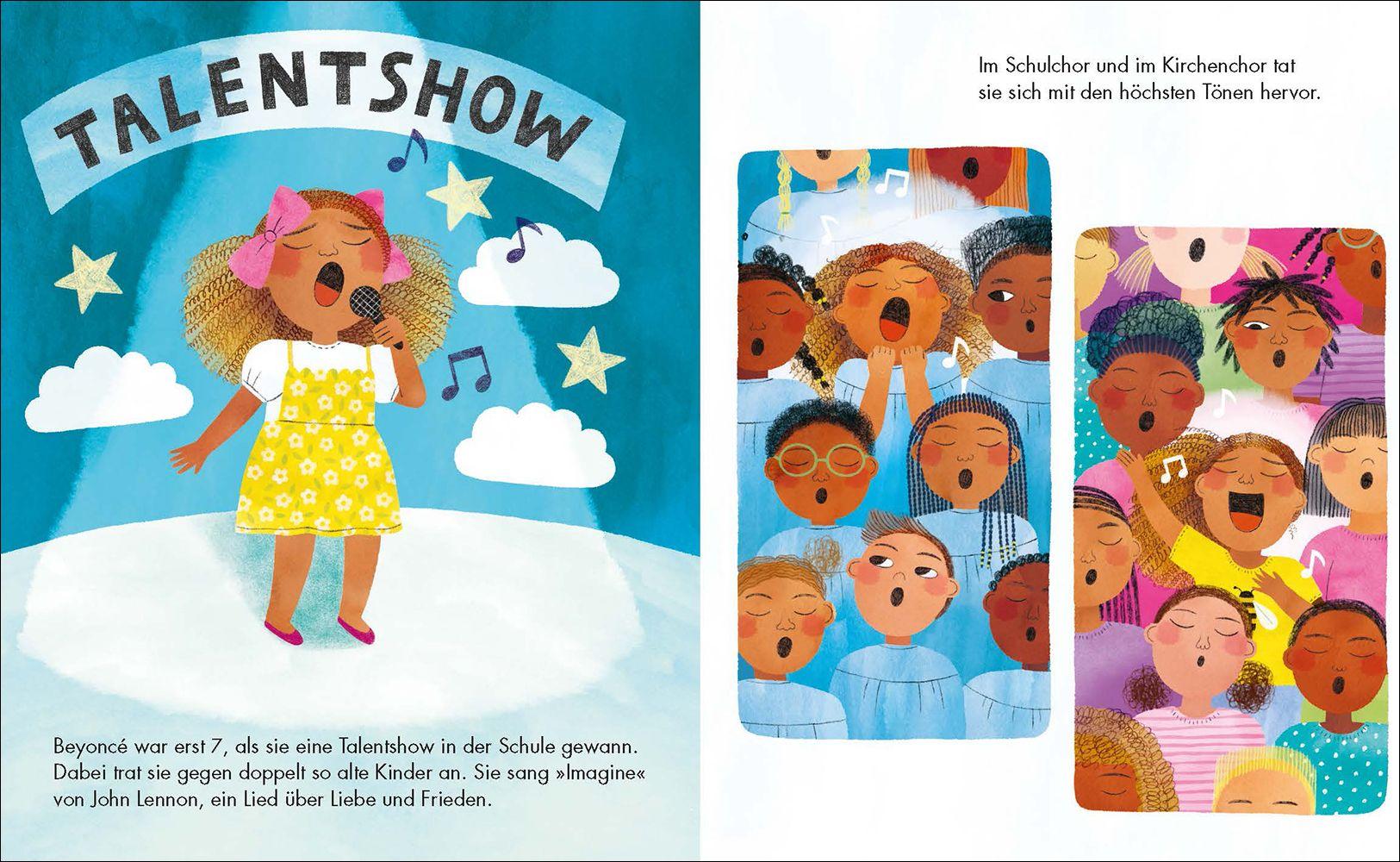 Beispielinhalt (Bild) Little People, Big Dreams - Beyoncé