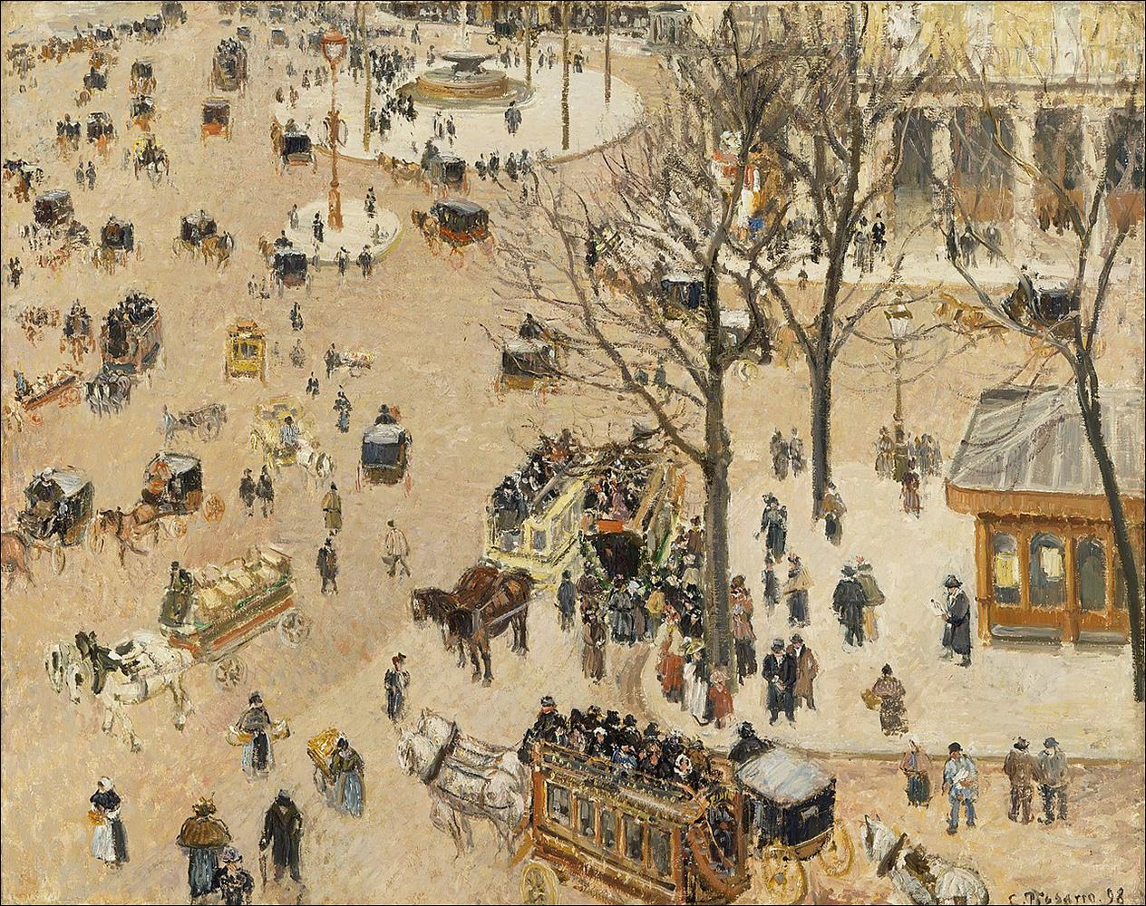 Beispielinhalt (Bild) Camille Pissarro oder Von der Kühnheit zu malen