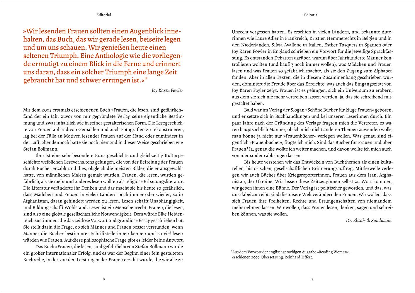 Beispielinhalt (Bild) Sie haben das Lesen geliebt