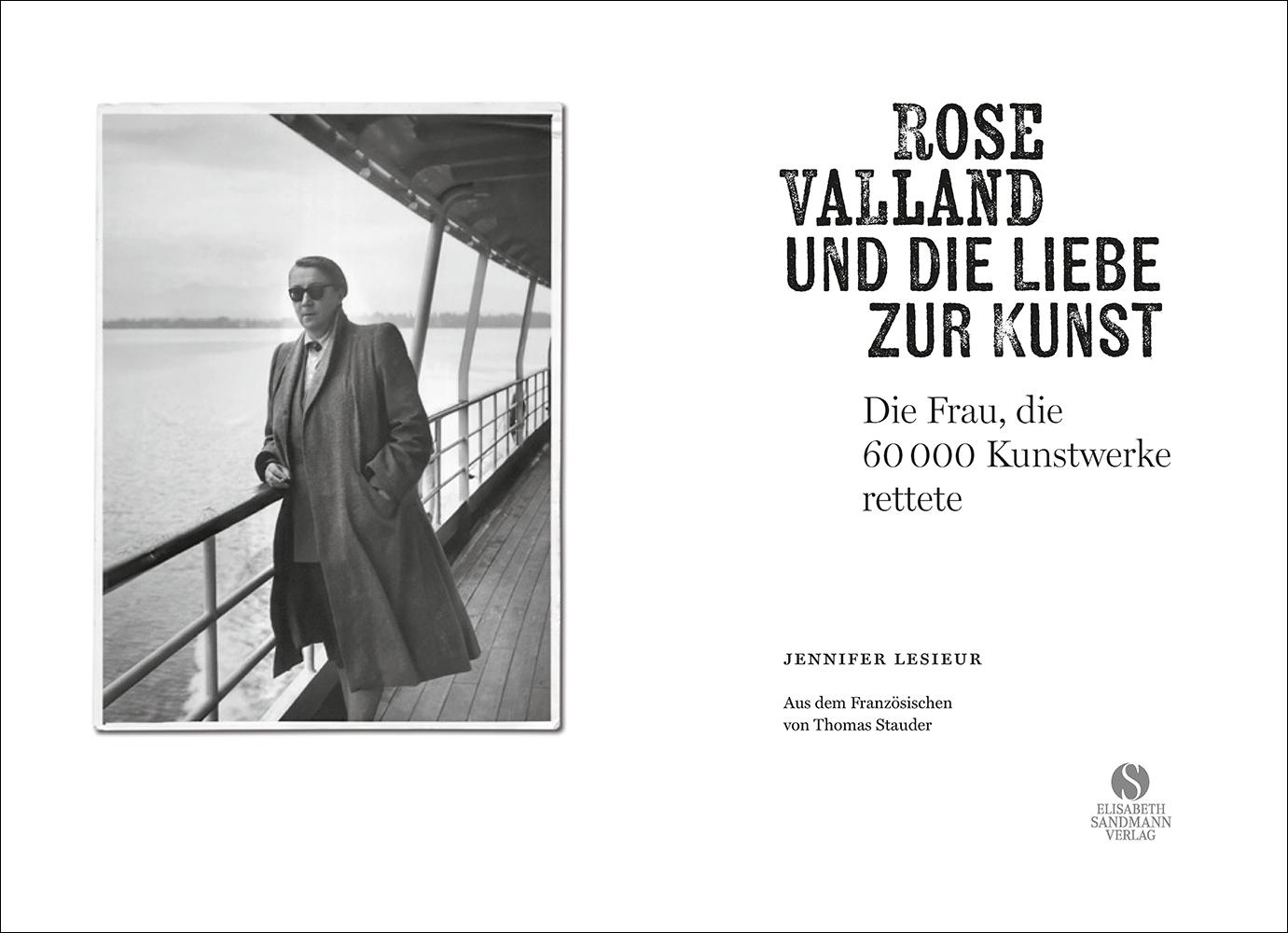 Beispielinhalt (Bild) Rose Valland und die Liebe zur Kunst