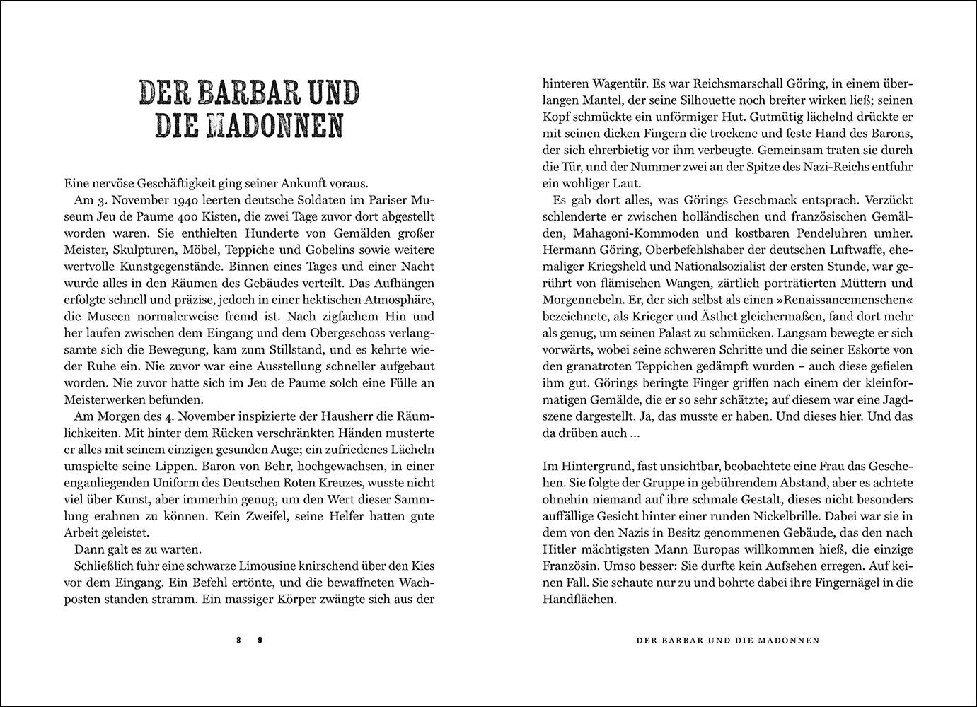 Beispielinhalt (Bild) Rose Valland und die Liebe zur Kunst