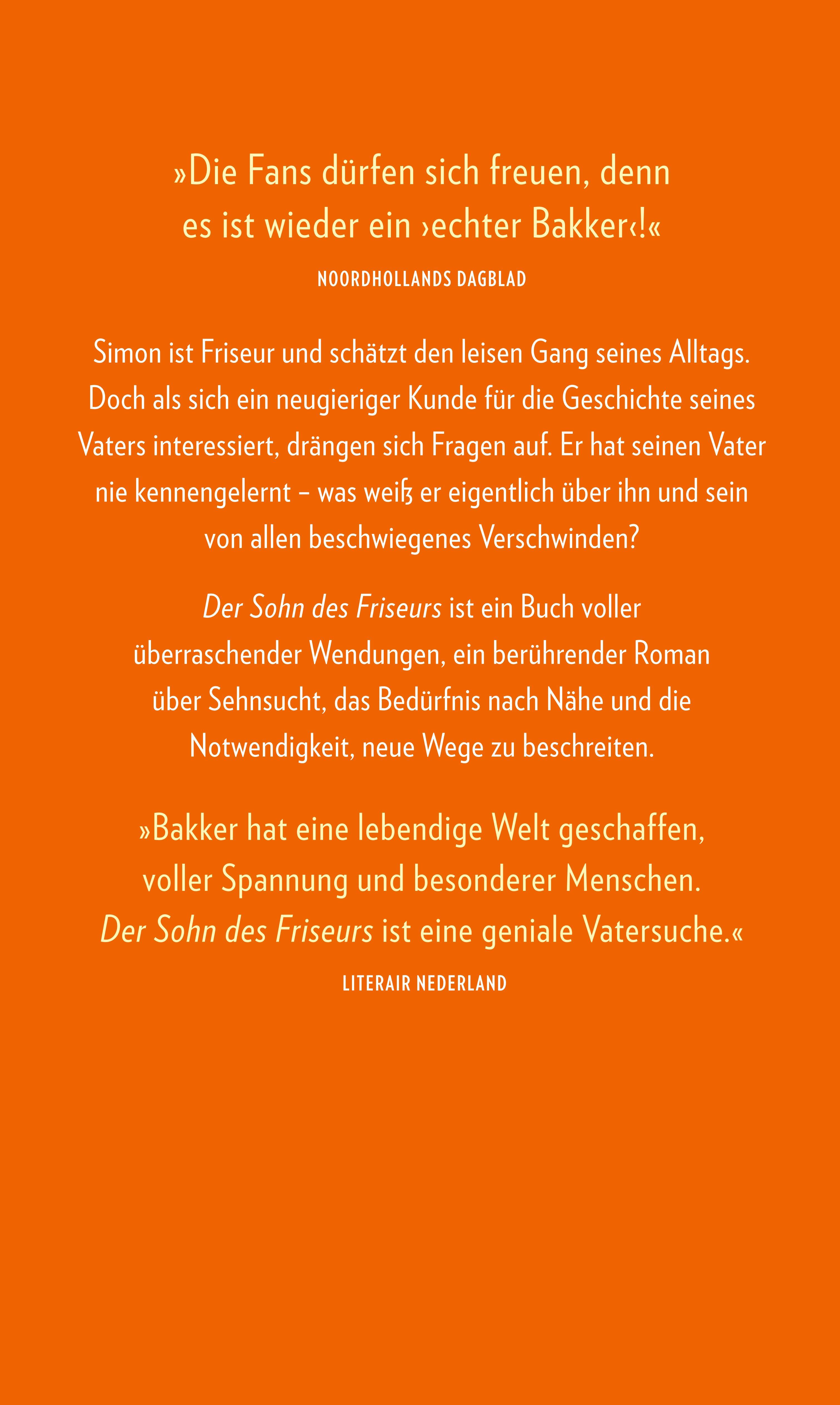 Rückseitencover Der Sohn des Friseurs