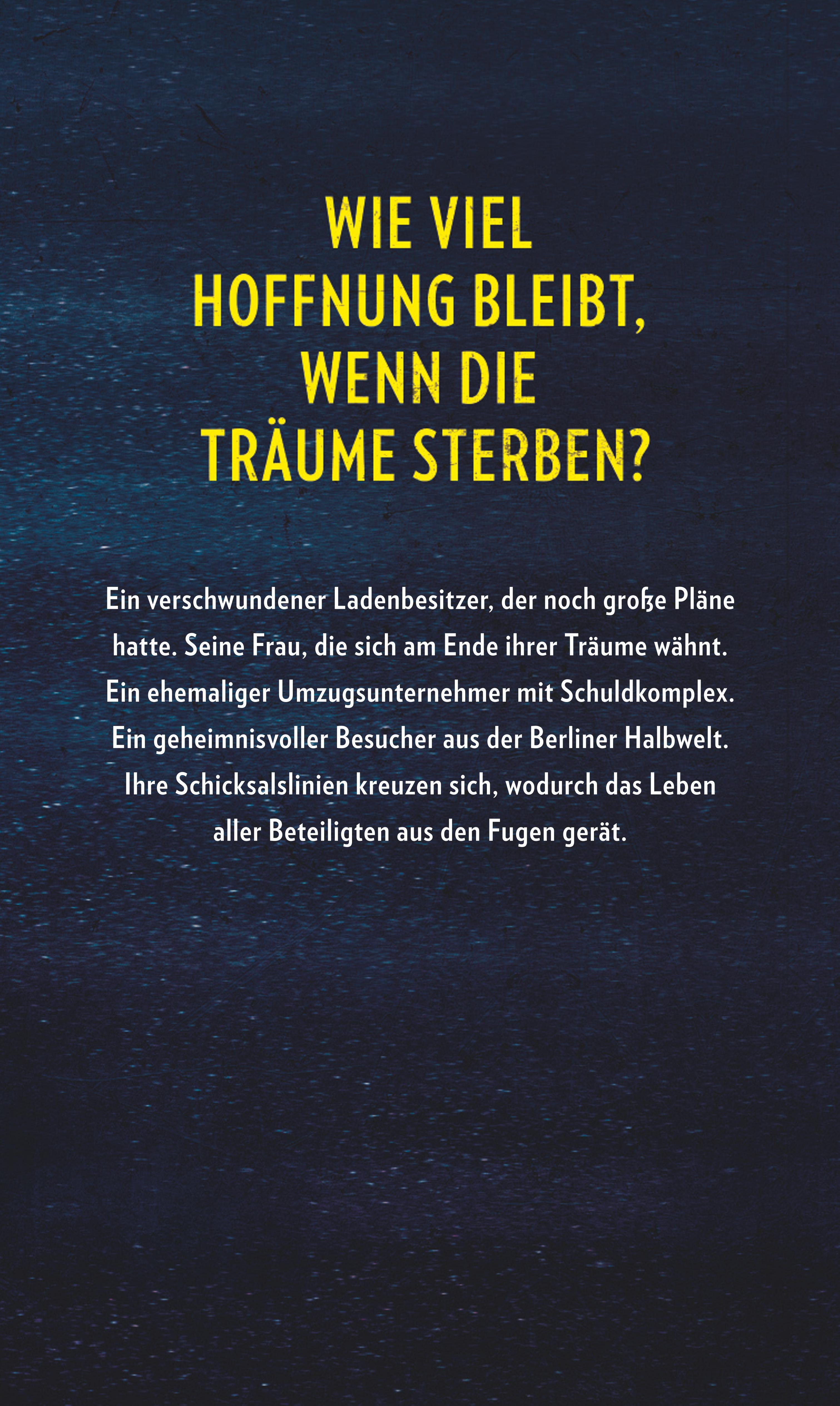 Rückseitencover Lichtjahre im Dunkel