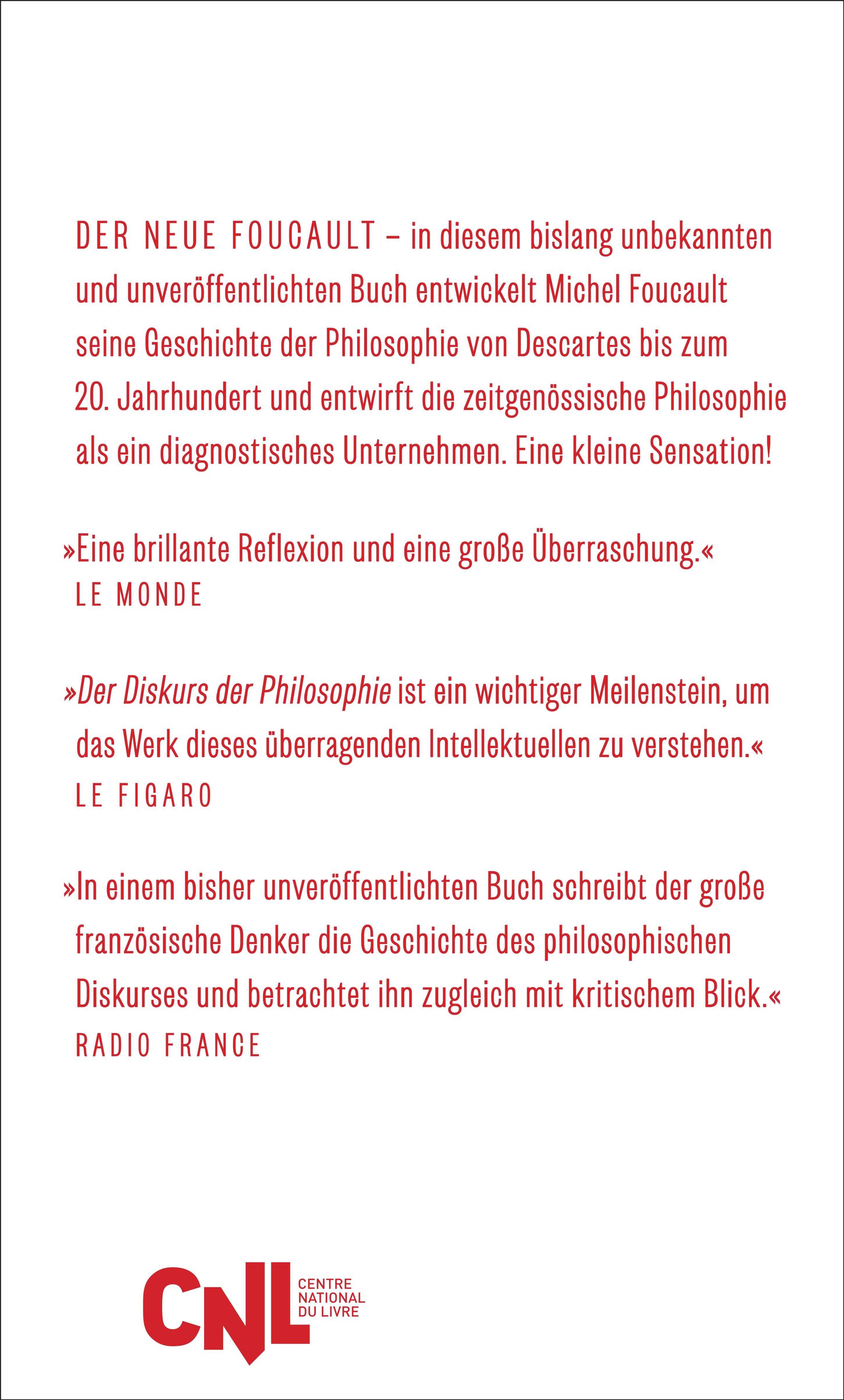 Rückseitencover Der Diskurs der Philosophie