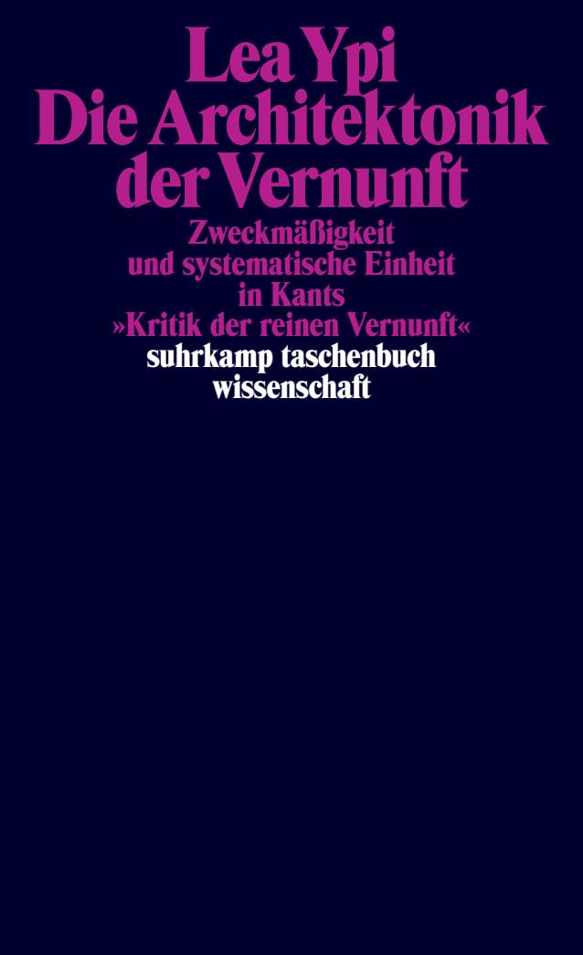 Vorderes Coverbild Die Architektonik der Vernunft