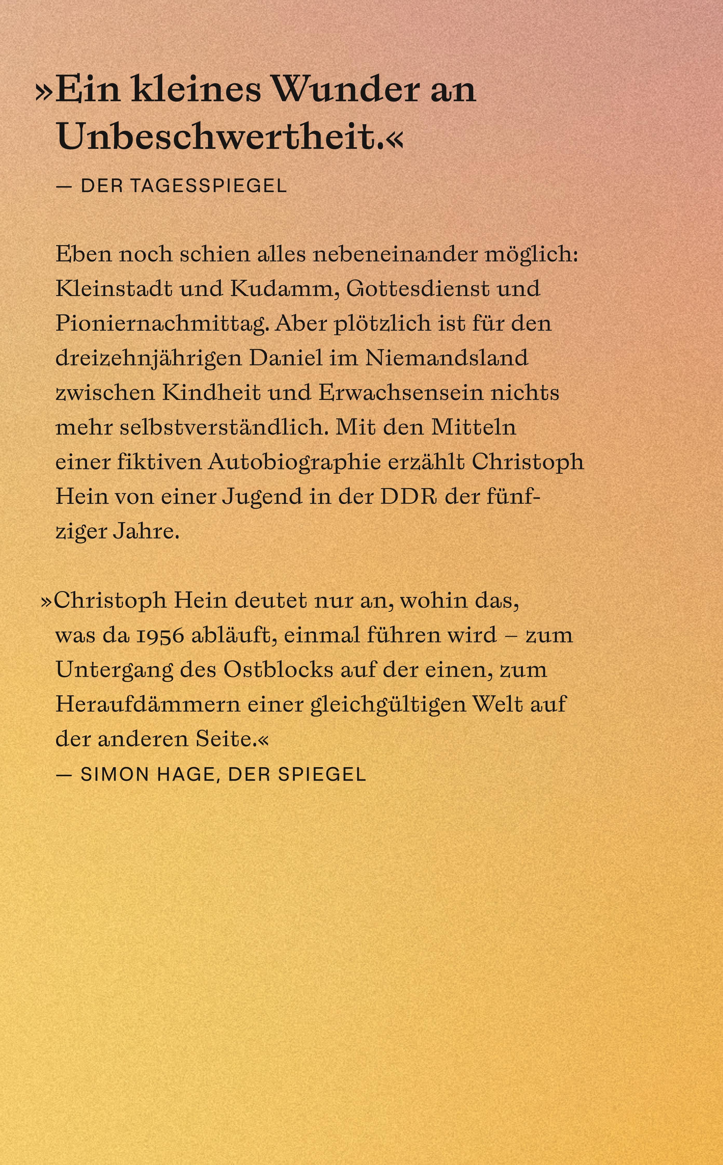 Rückseitencover Von allem Anfang an