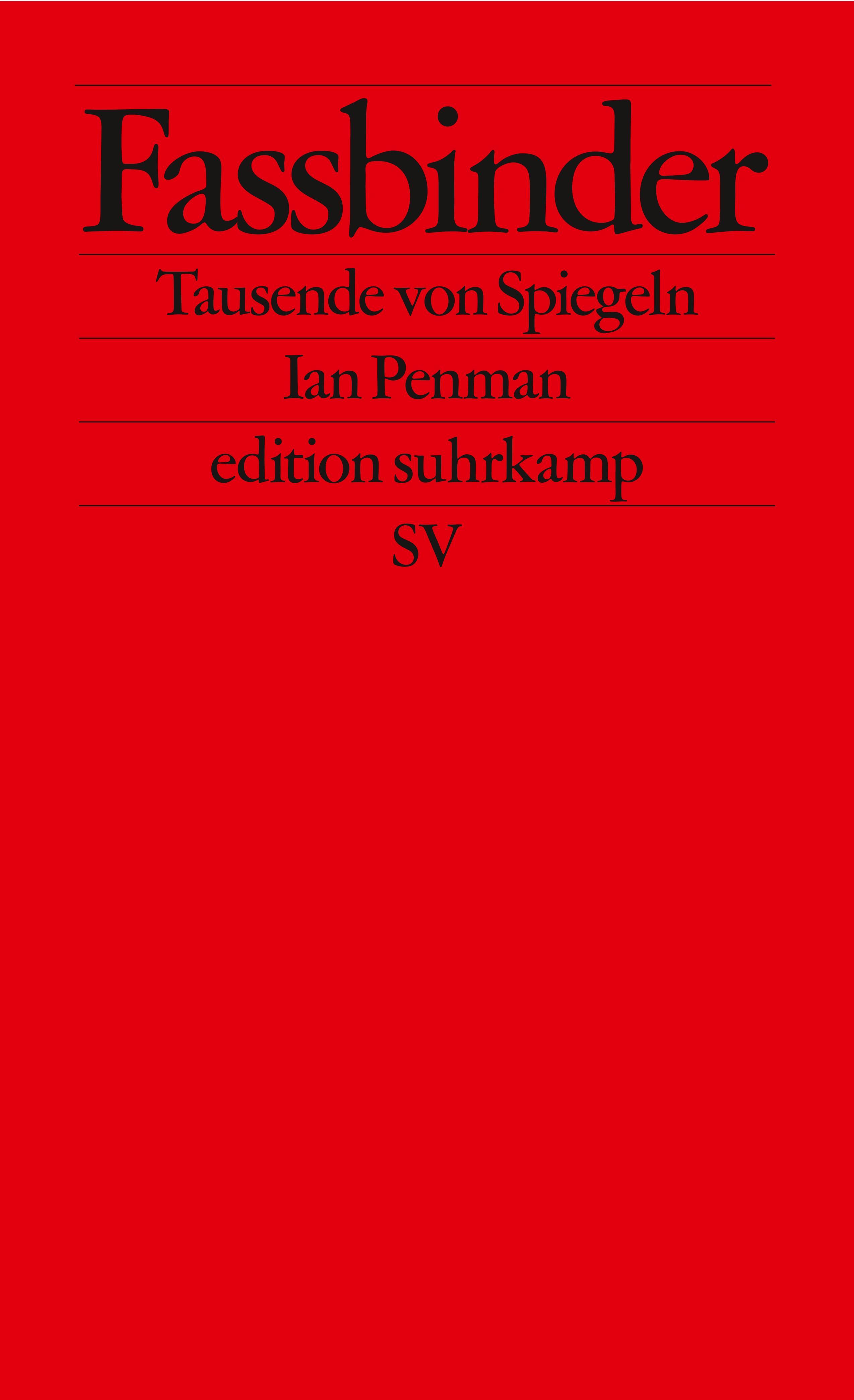 Vorderes Coverbild Fassbinder
