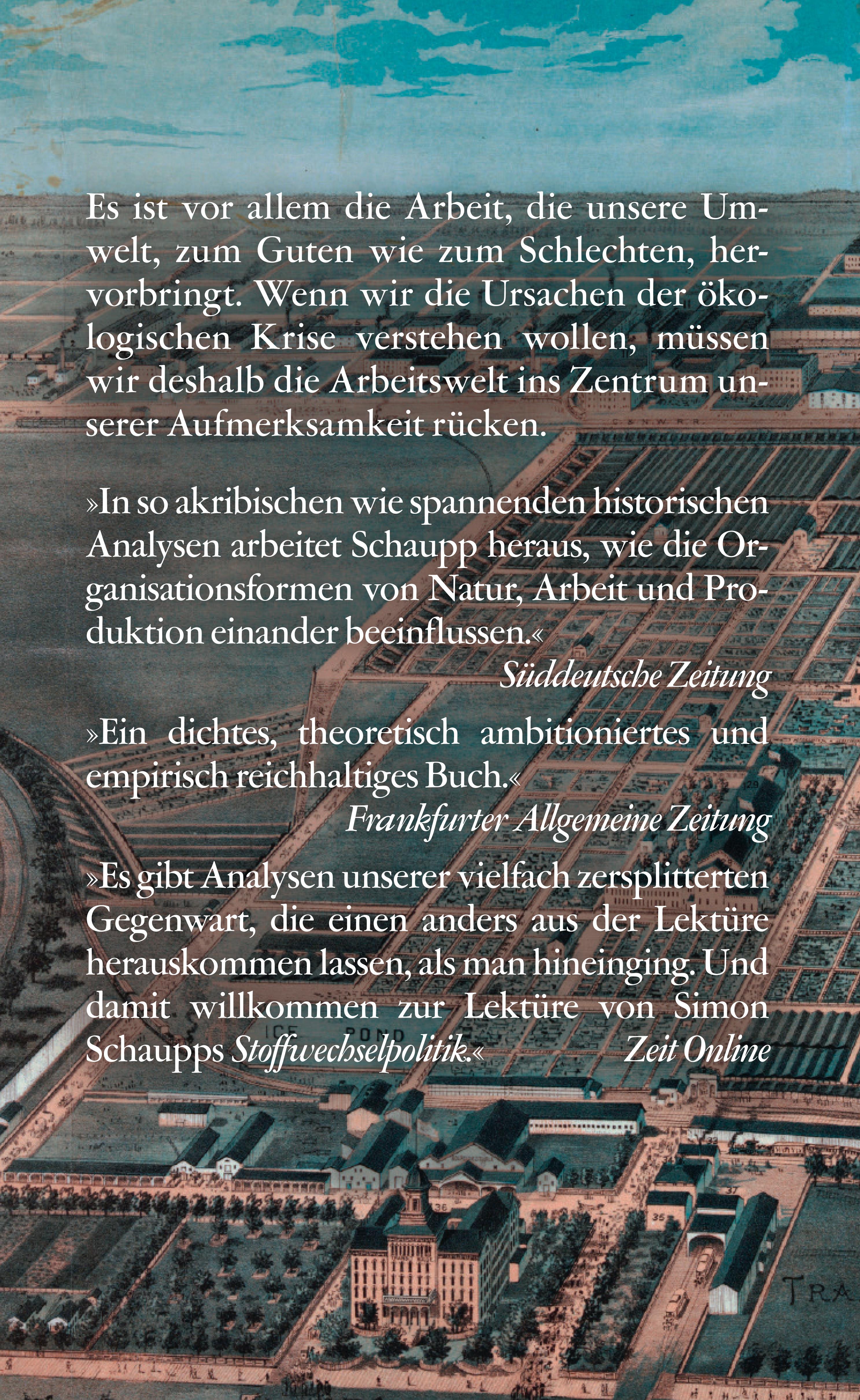 Rückseitencover Stoffwechselpolitik