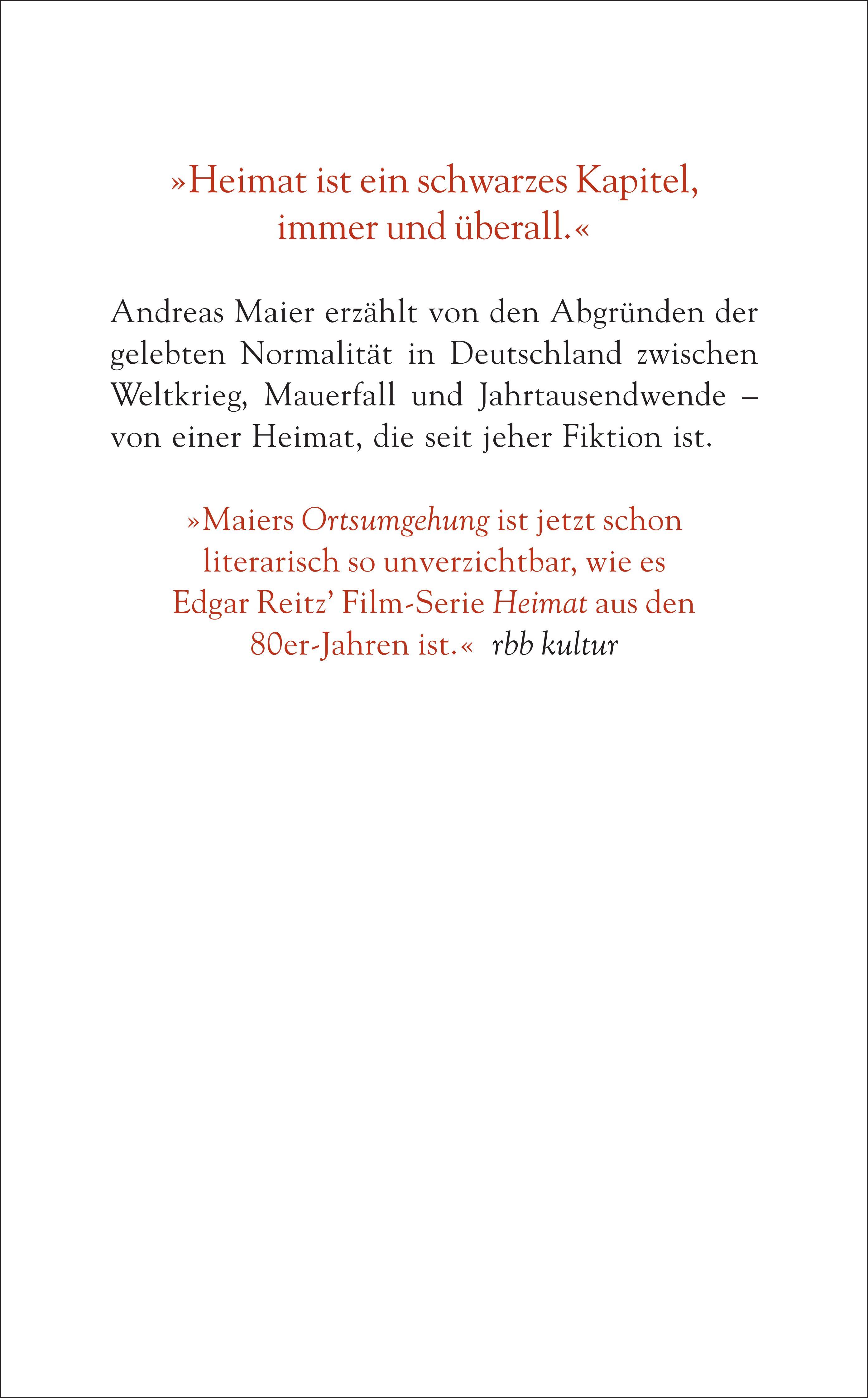 Rückseitencover Die Heimat