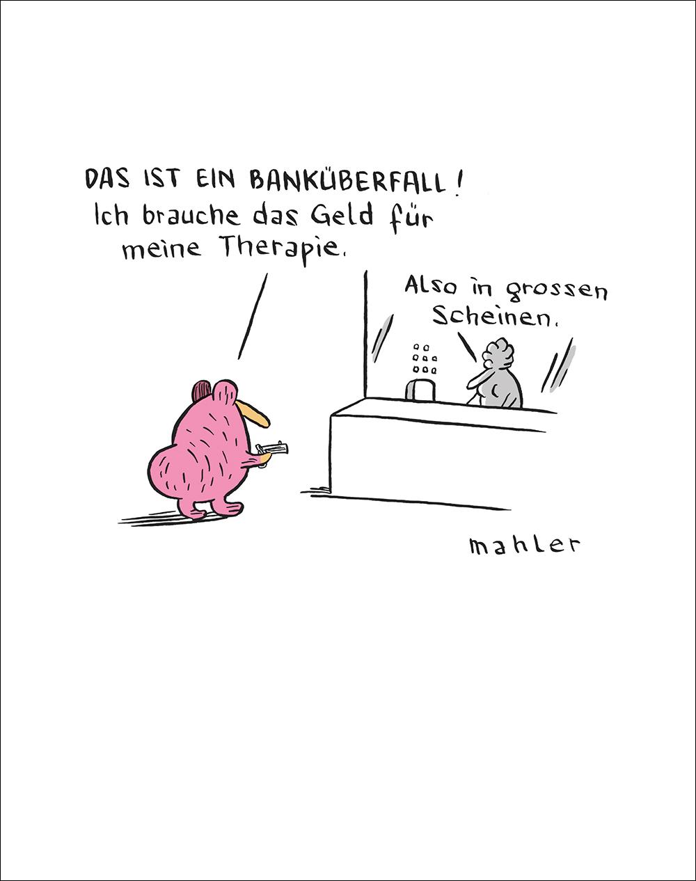 Beispielinhalt (Bild) Mein Therapeut ist ein Psycho