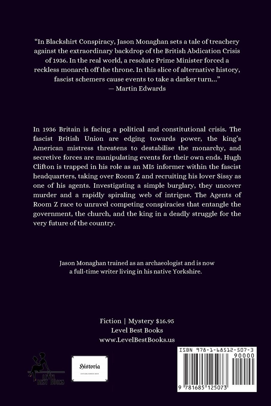 Rückseitencover Blackshirt Conspiracy